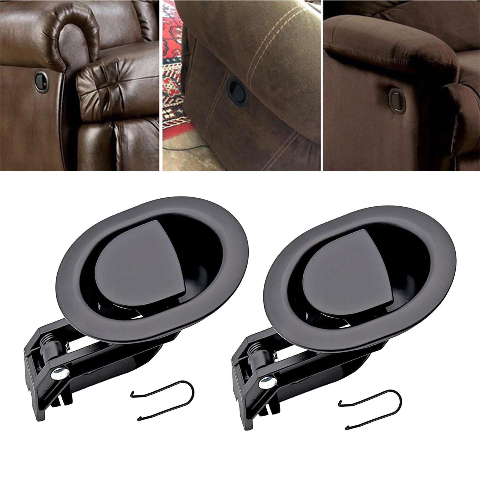 2 Pcs Recliner Handle Replacement Kit for Furniture Sofa/Chair Recliners