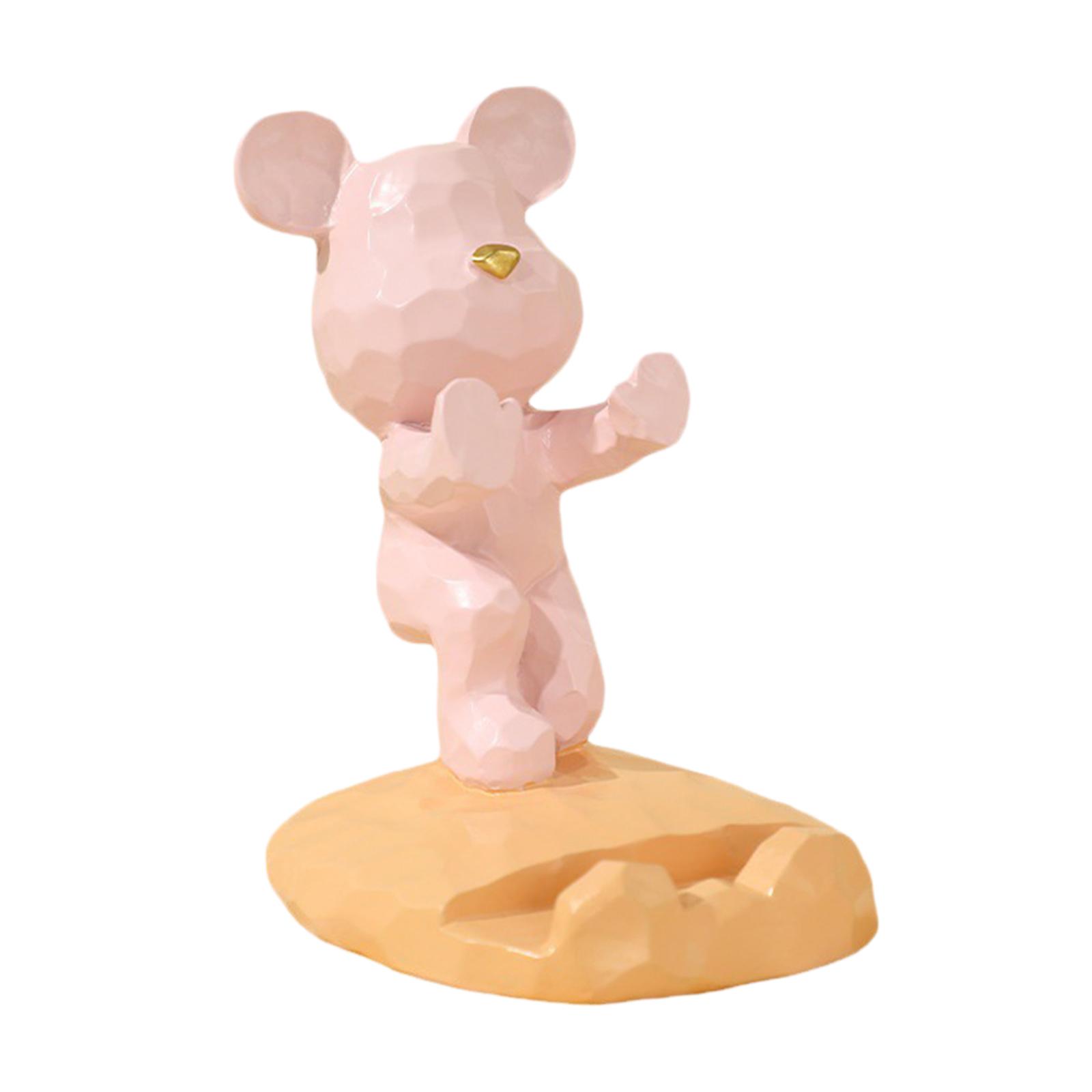 Bear Sculpture Phone Stand