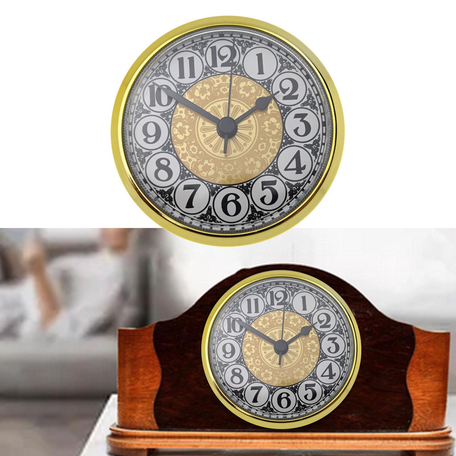 Clock Movement Home Decor Movement Insert Clock Faces for Bedroom Kitchen