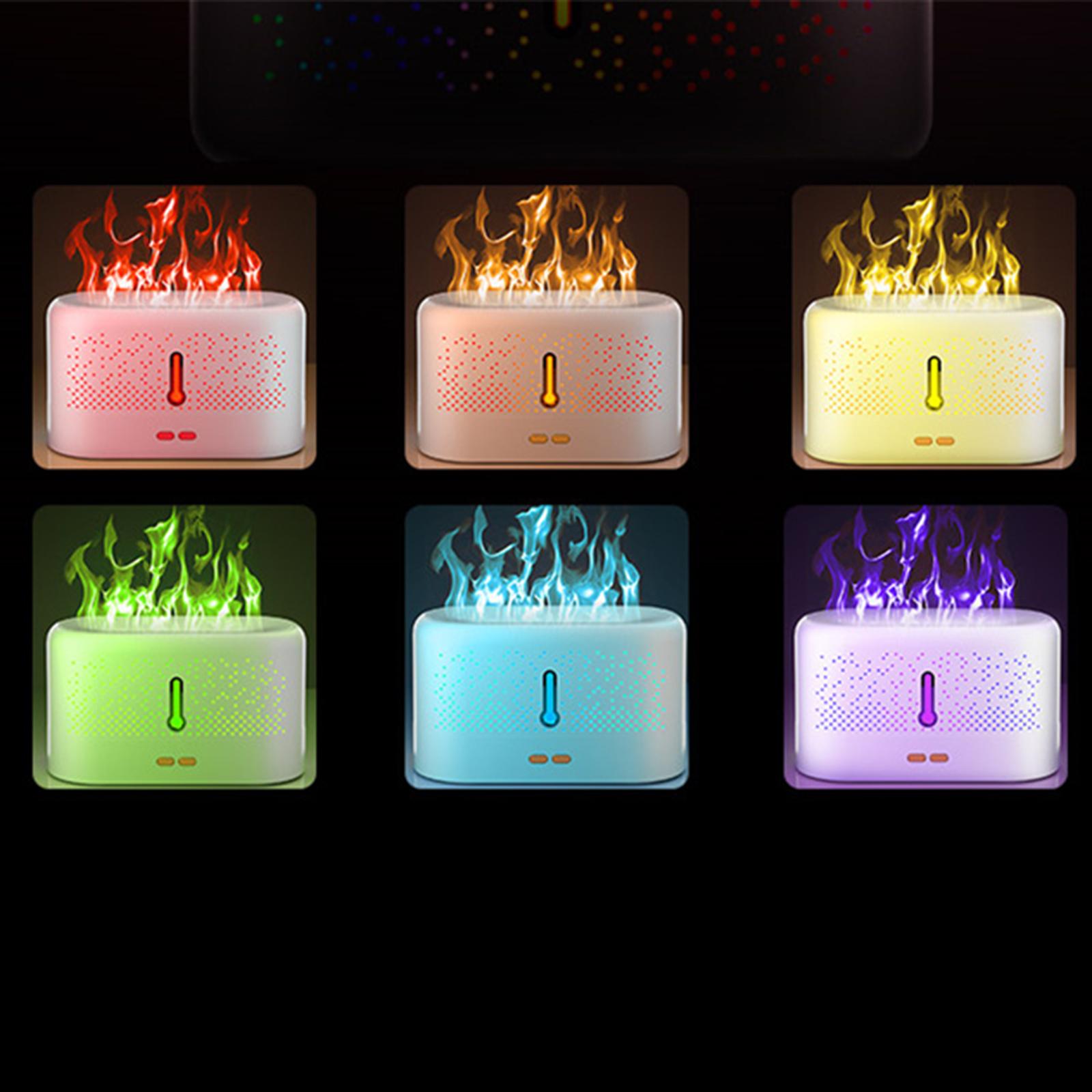 Flame Effect USB Mist Air Humidifier Aroma Diffuser Convenient Easy Carry