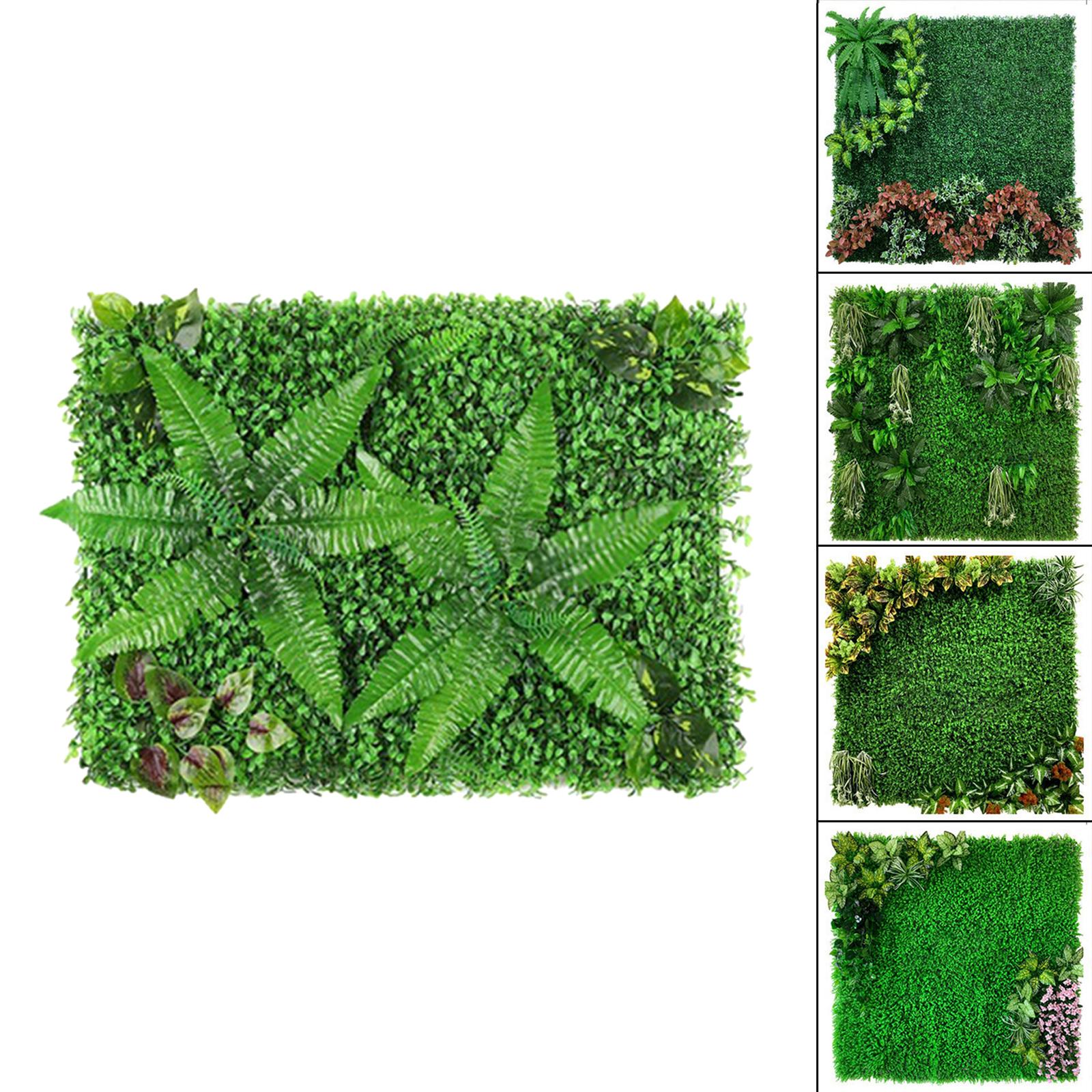 Artificial Hedge Panel Panels of Plant Decorative Green for Stage Garden Home StyleC
