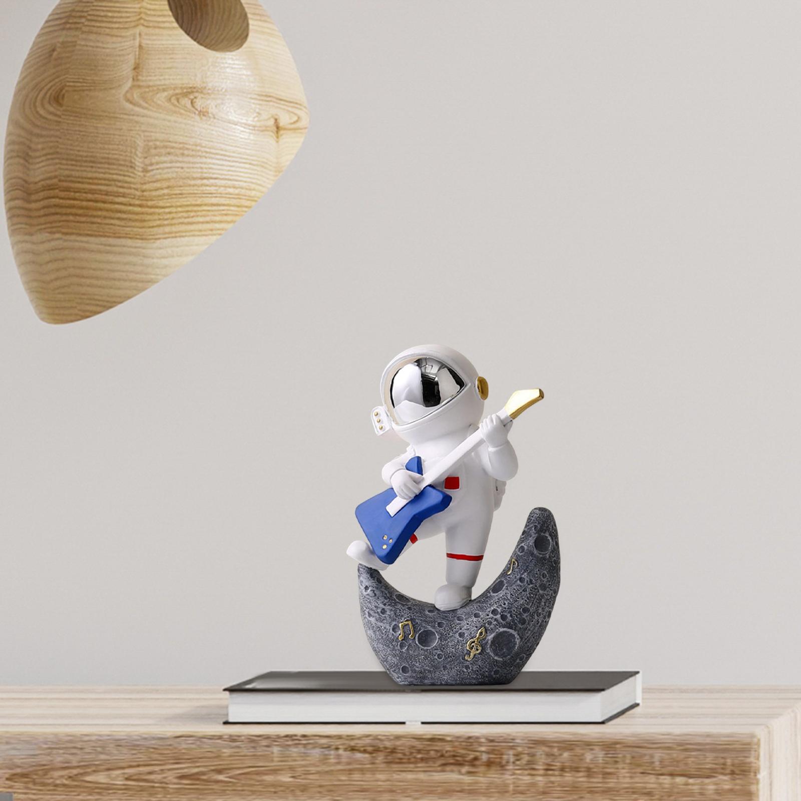 3x Astronaut Figurine Statue Astronaut Figure Sculpture for Home Office