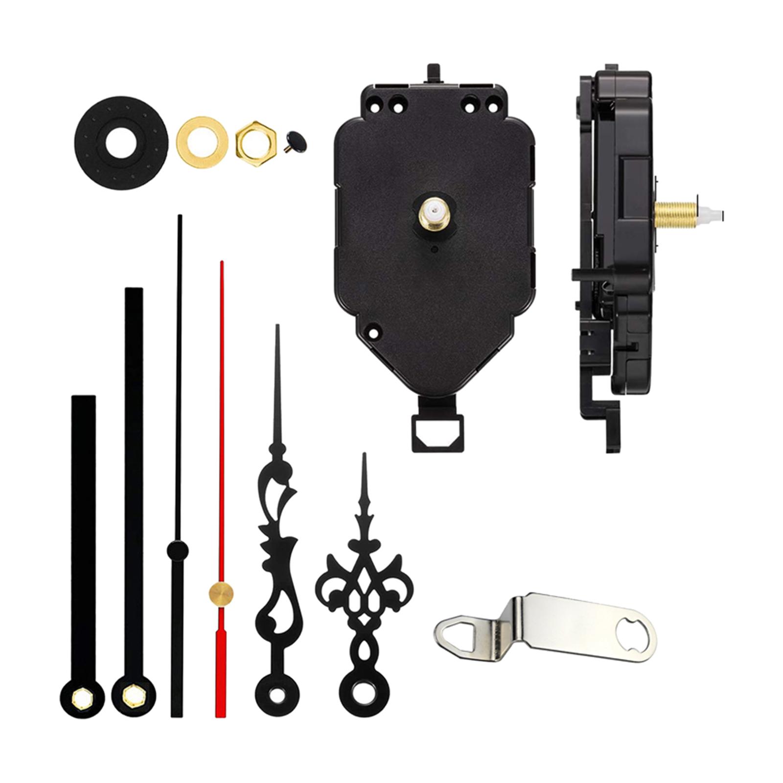 Clock Movement Kit Replace Repair Parts Making with Hands Mechanism DIY StyleA