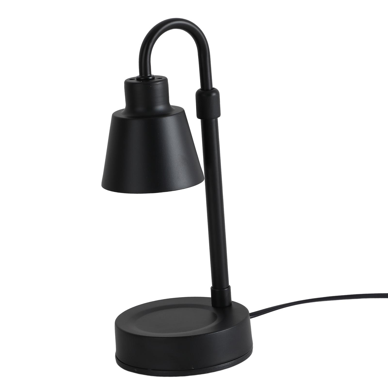 Melting Lamp Electric Candle Burner Adjustable Brightness Candle Warmer Lamp Black