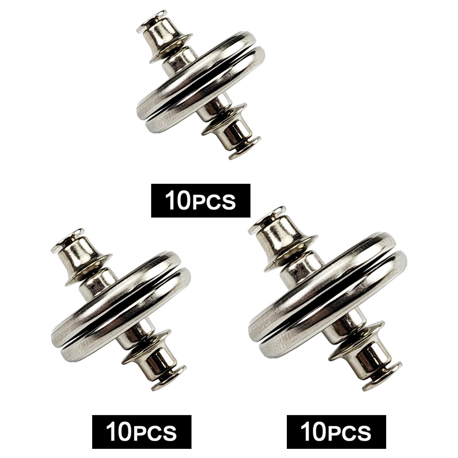 10Pcs Curtain Magnetic Closure Drapery Buckle Pergola Shower Curtain Clips 17mm