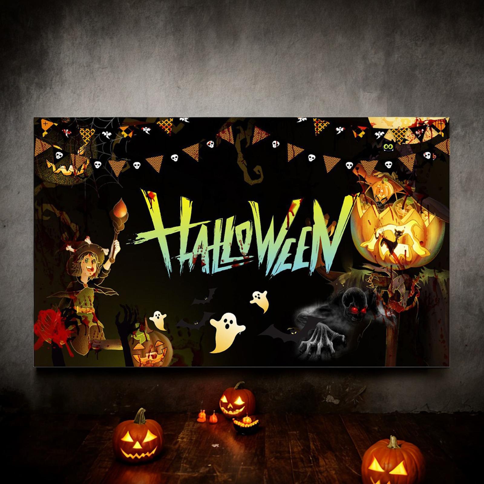 Halloween Photography Backdrop Photography Background for Home Outside Party 180cmx110cm