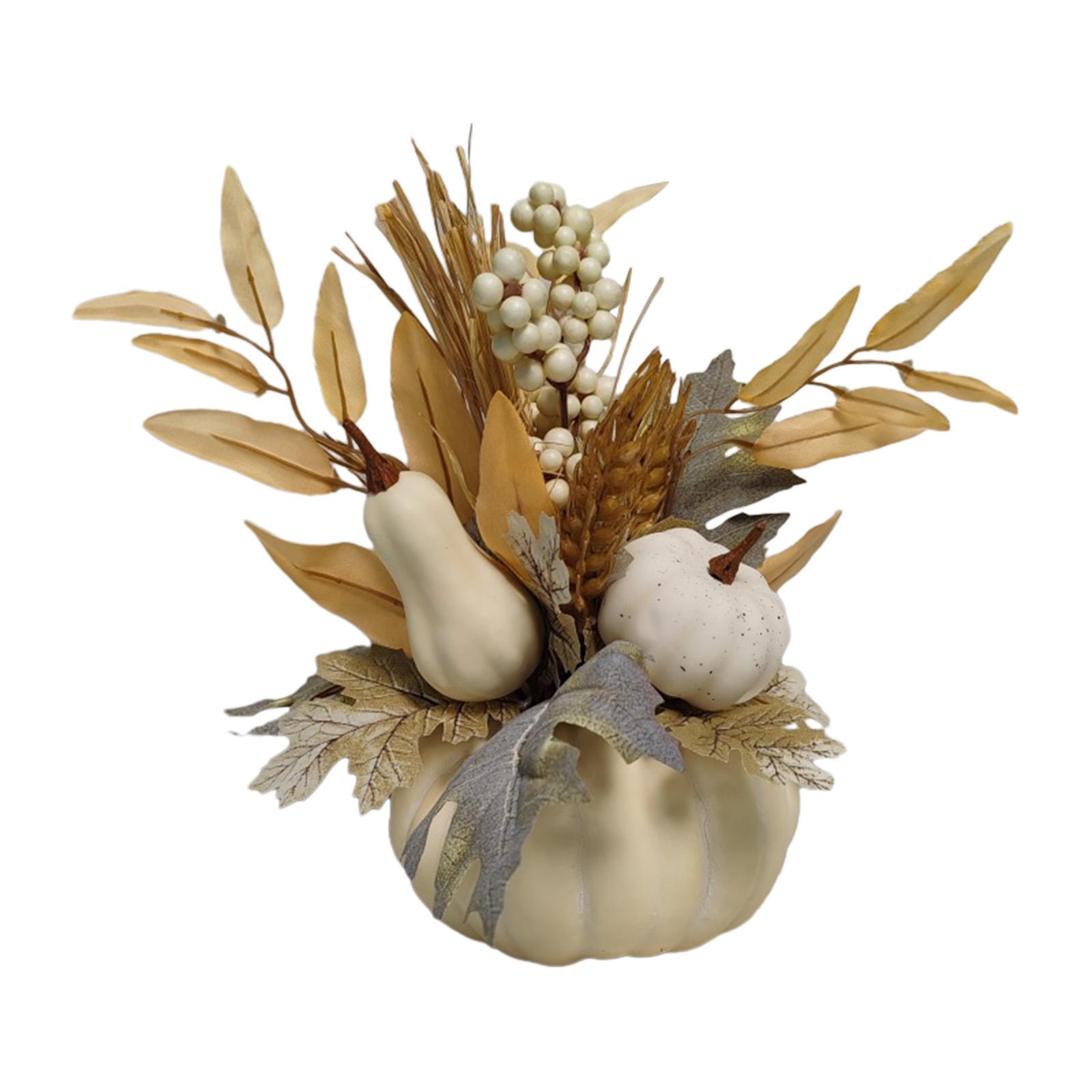 Pumpkin Decor White