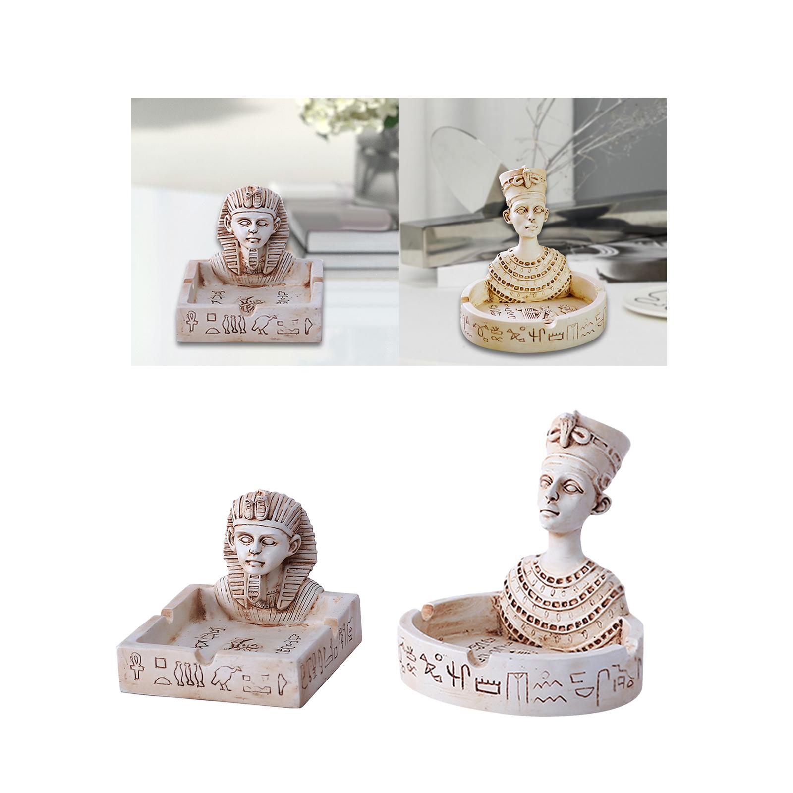 Resin Ashtray Plate Sphinxlike Sculpture Sphinxlike Statue for Desk Tabletop Desktop