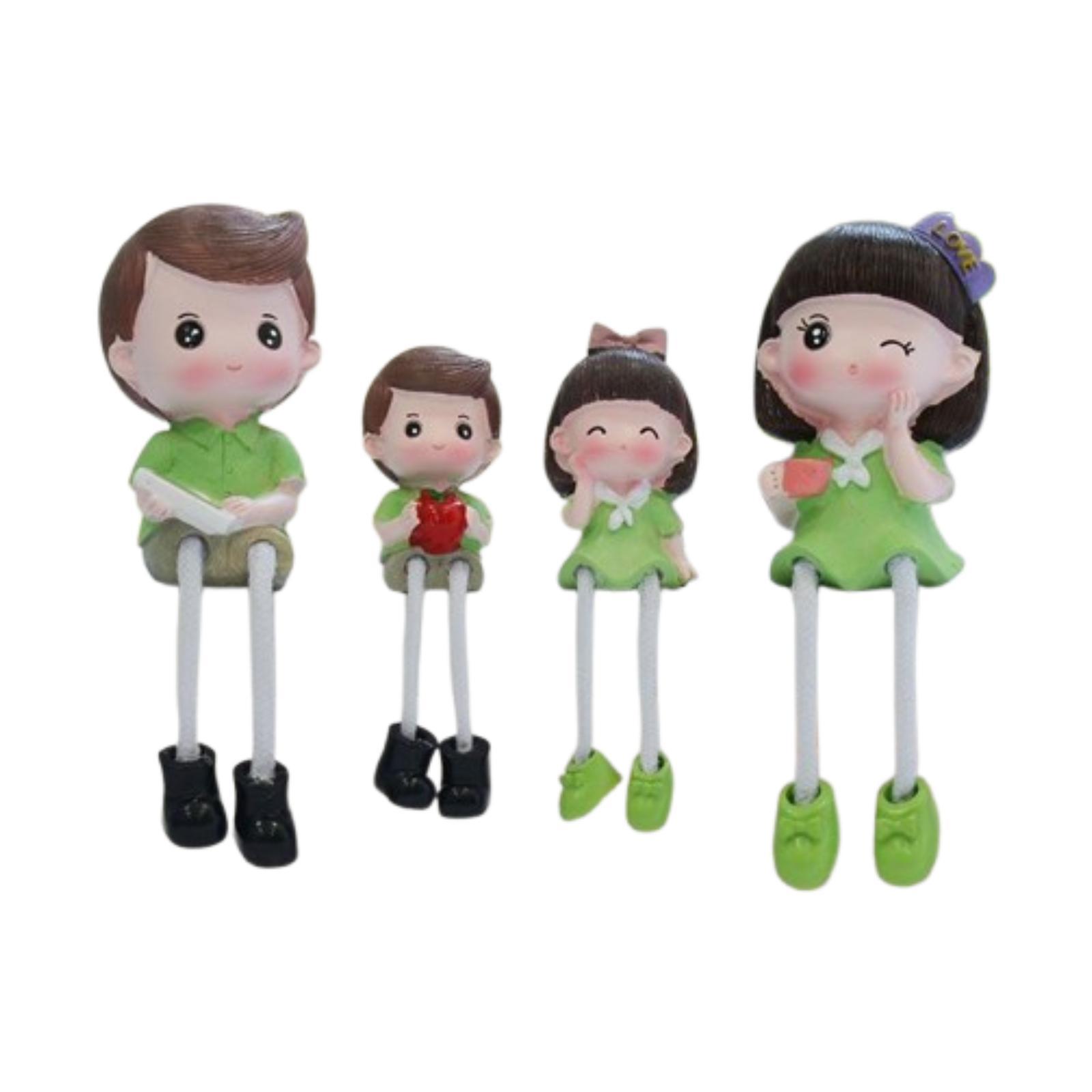 Hanging Feet Doll Statues 4Pcs