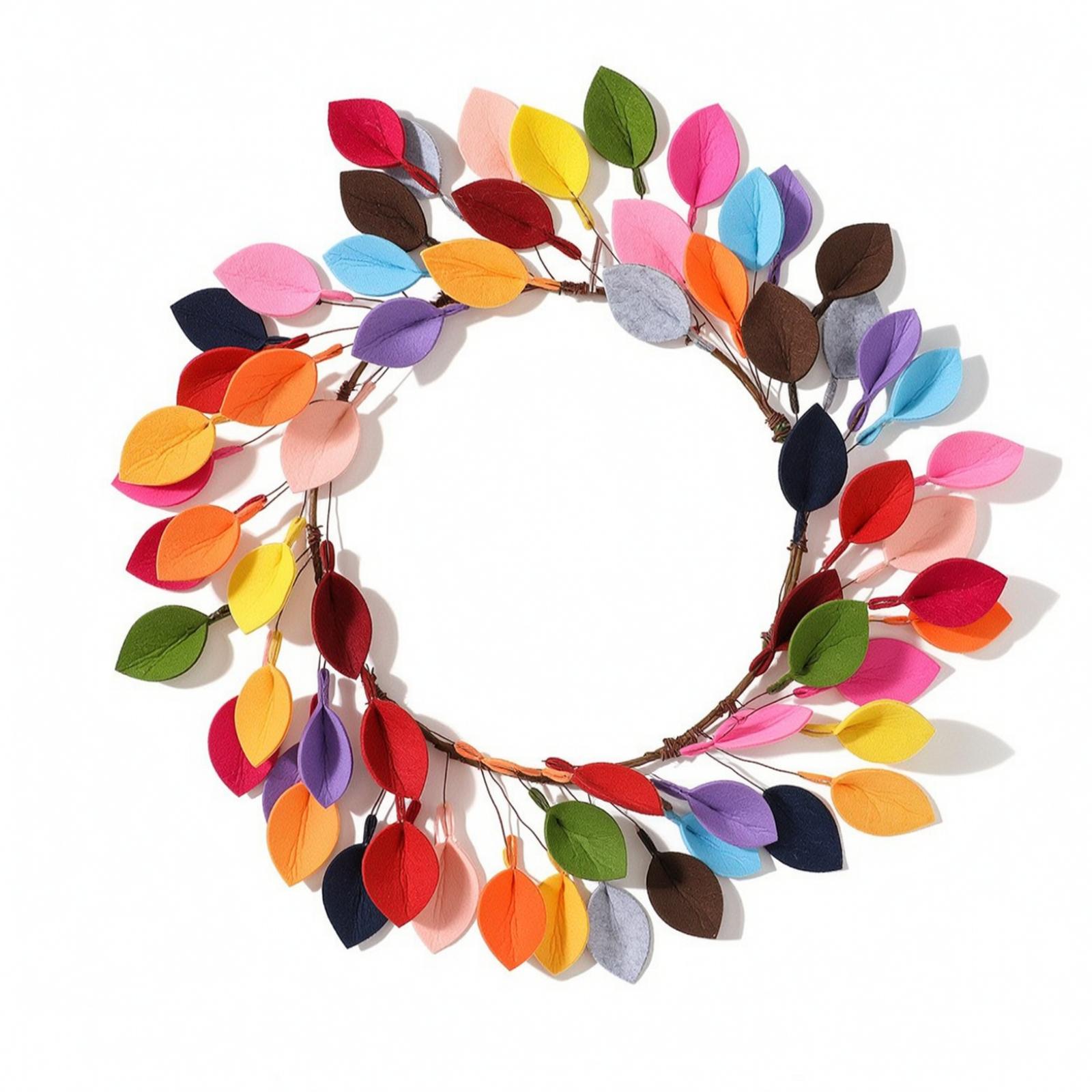 Leaf Wreath Handmade