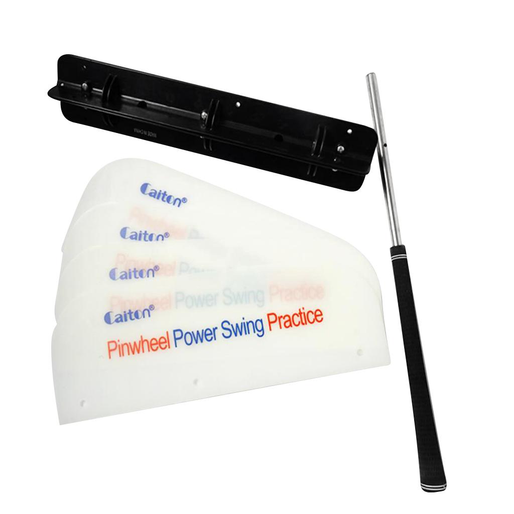 Golf Swing Power Fan Golf Trainning Aids Guide Trainer Accessories Two