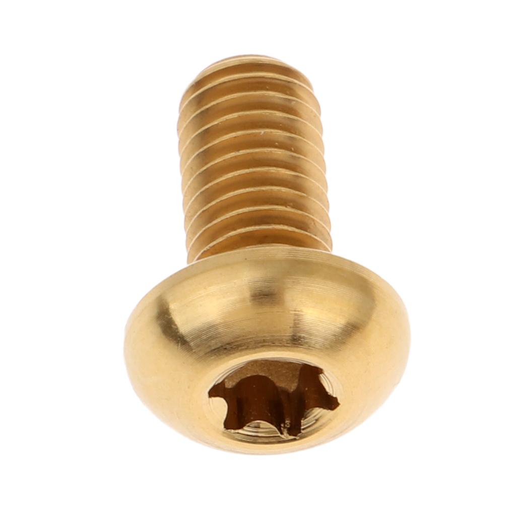 6 Ti ium Bolts M5x10//12 Bicycle Bike Disc Brake Cycle Rotor Screws