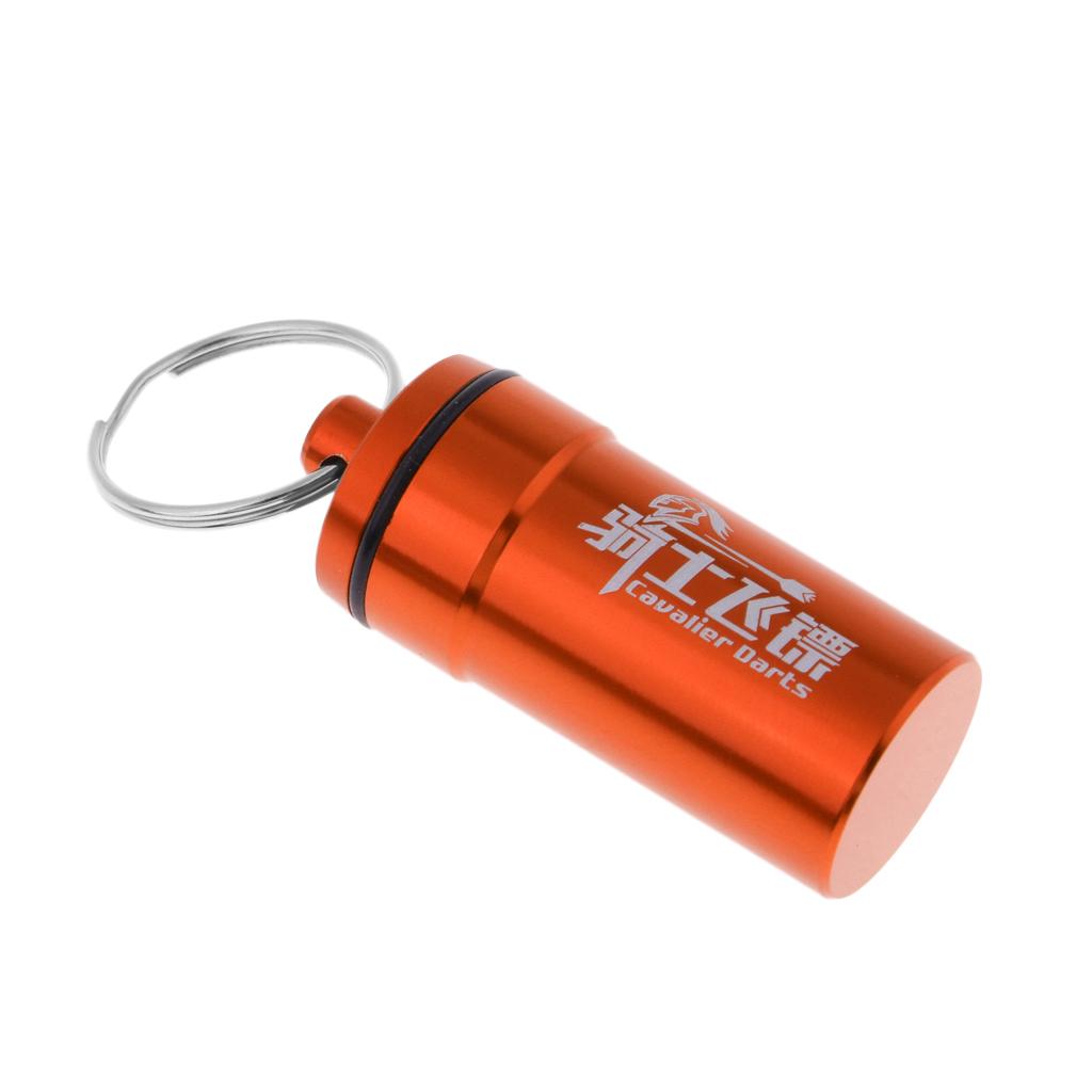 Portable Dart Flight Saver Protector Soft Tip Accessories Storage Box Orange