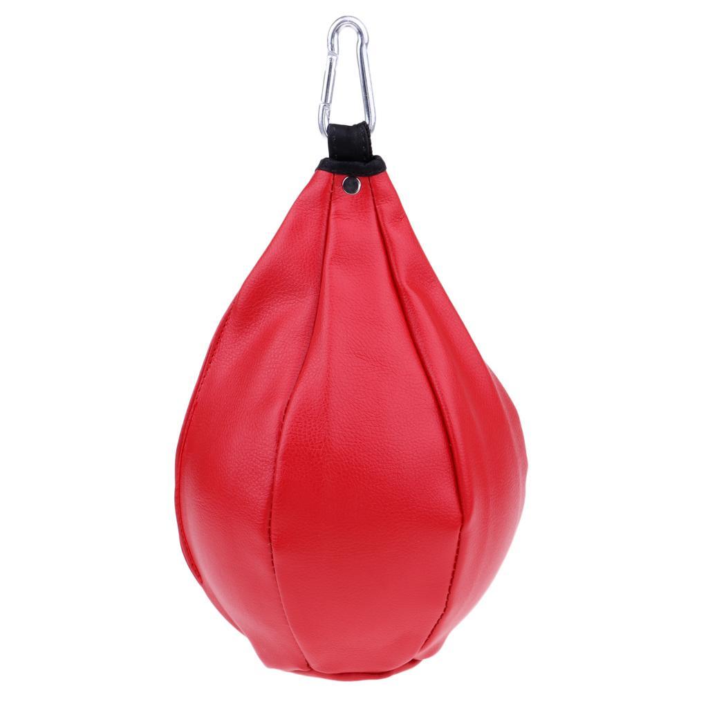 PU Punching Boxing MMA Muay Thai Workout Training Speed Bag Swivel Speedball | eBay