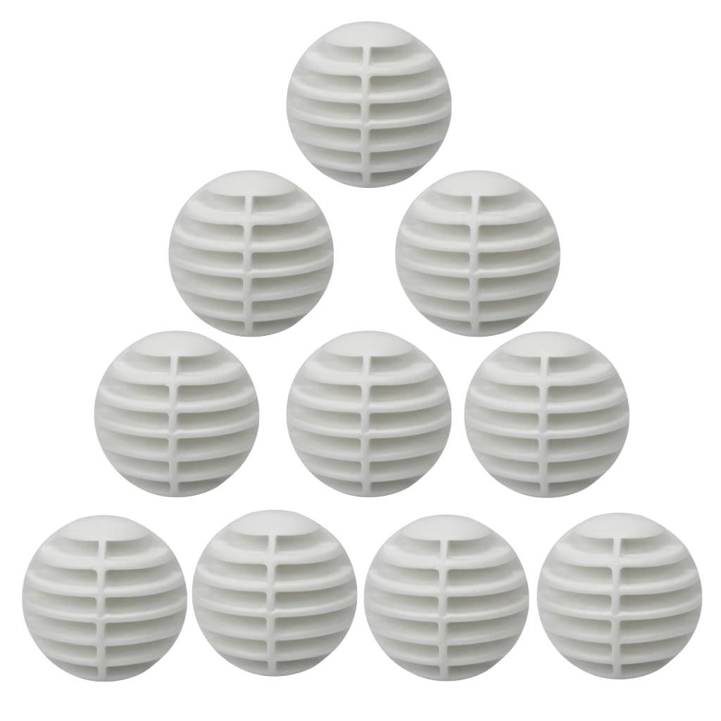 10Pcs Golf Sports Balls for Indoor/Outdoor Swing Training Practice White