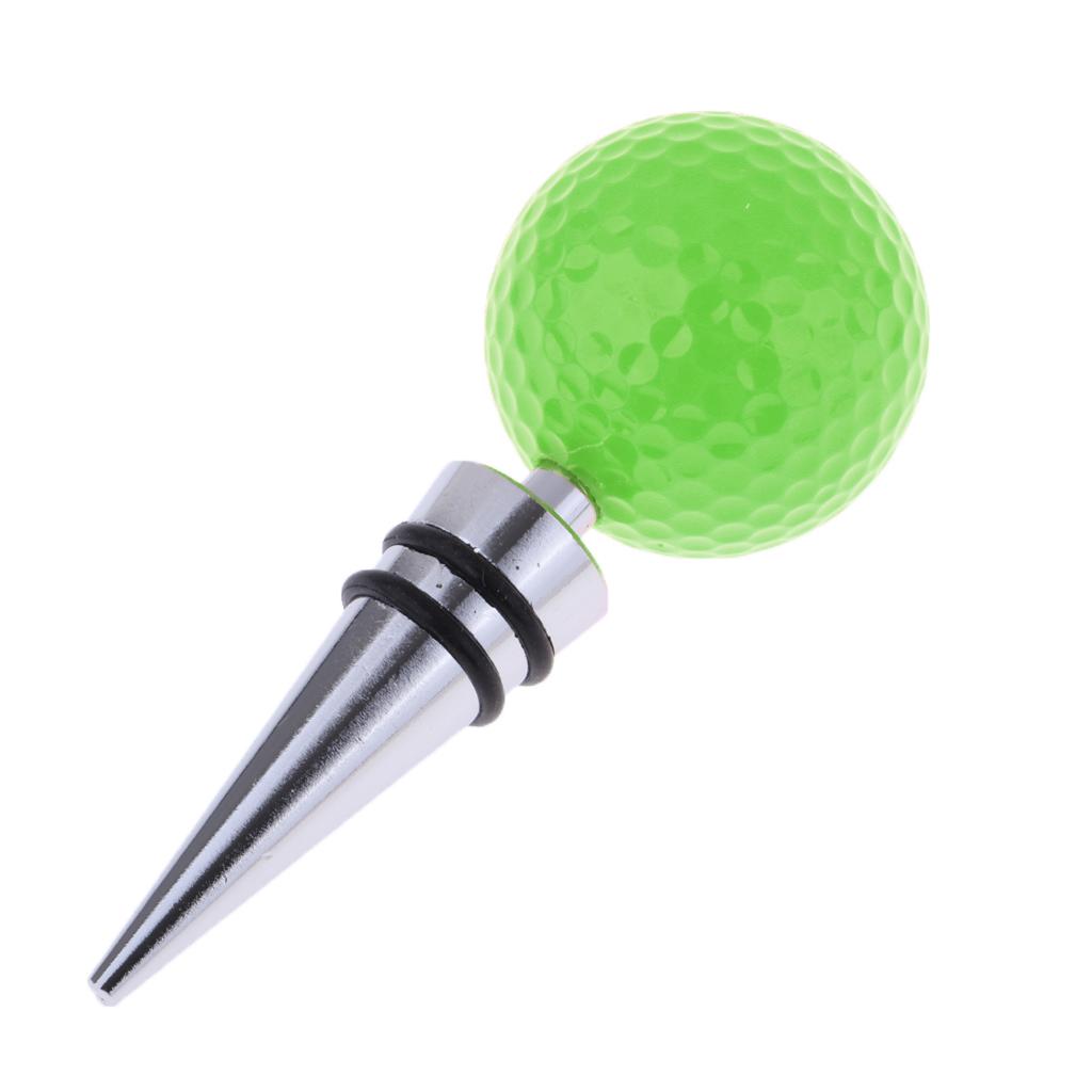 Golf Wine Stopper Bottle Sealer Replacement Stoppers Decorative Green