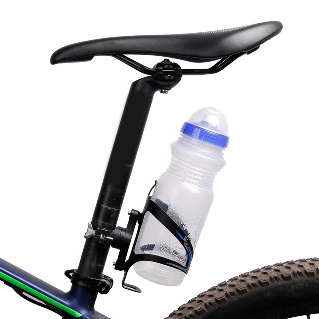 Cycling Water Bottle Cage Holder Bicycle Seat Post Saddle Rack Adapter