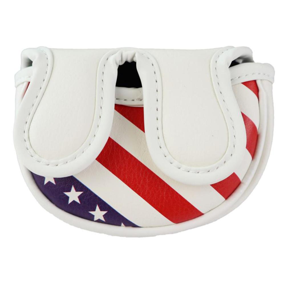 2xWaterproof Golf Mallet Head Cover Golf Center Putter Sleeve Protector