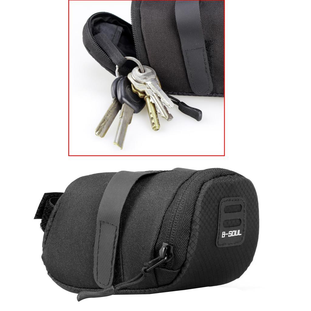 2xWedge Bicycle Cycle Saddle Bag MTB Road Bike Under Seat Pack Black
