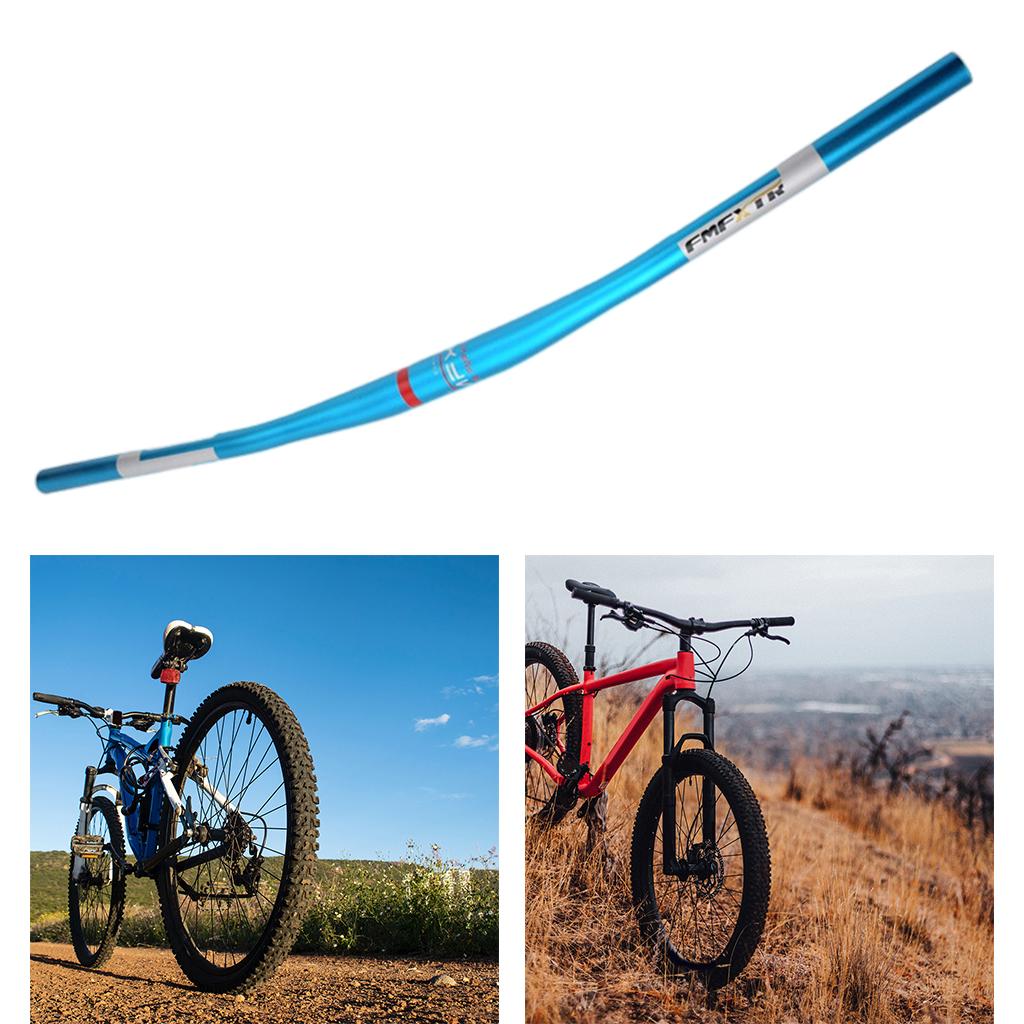 Mountain Bike Handlebar Aluminum Alloy Cycling Handlebars 780mm Blue