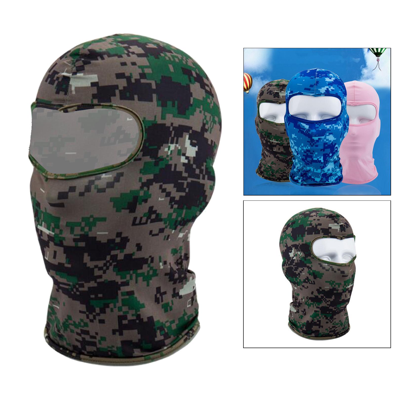 Face Mask Sun Shield Hood Neck Gaiter Balaclava Bandana Camouflage