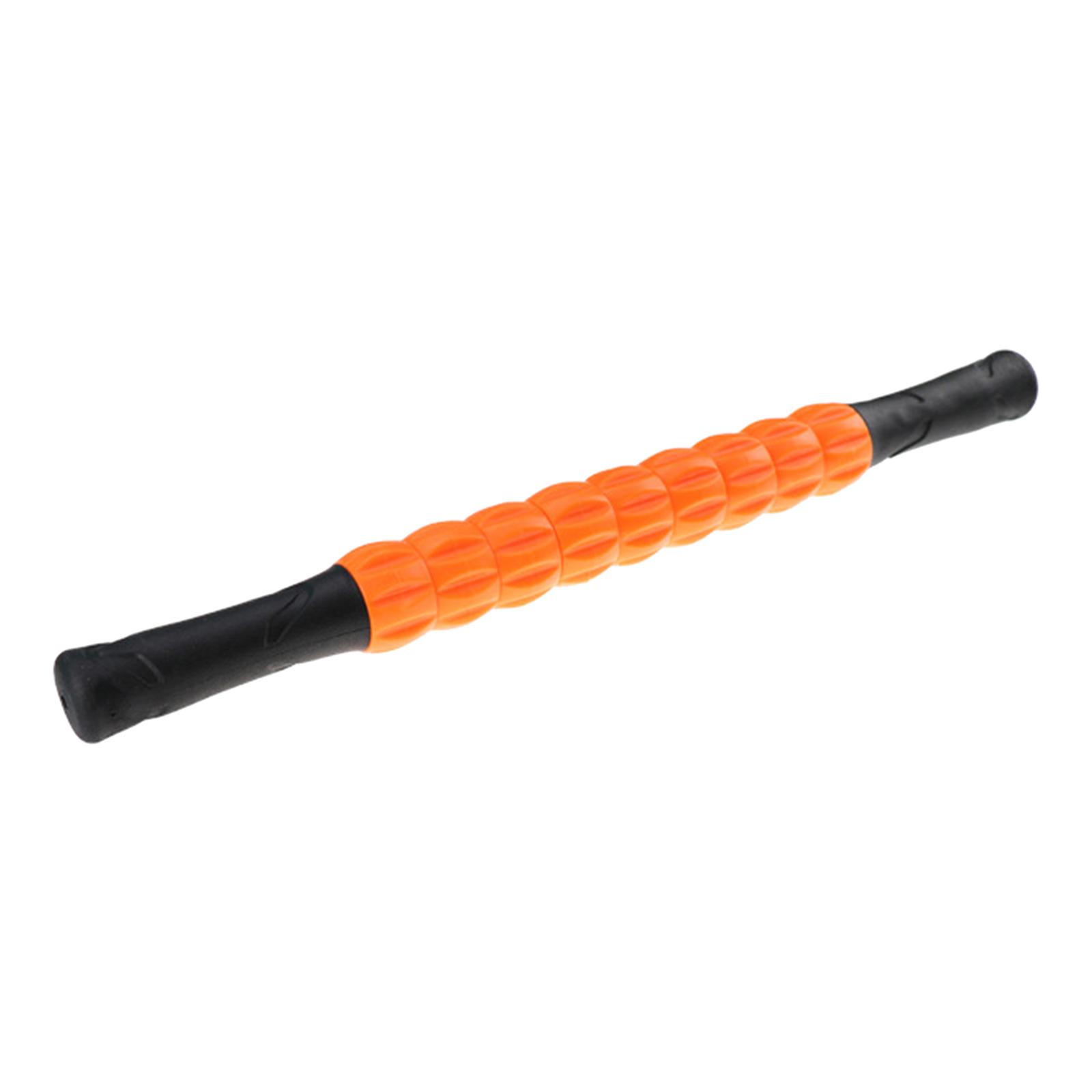 Portable Muscle Roller Stick for Athletes Full Body Massage Sticks Orange