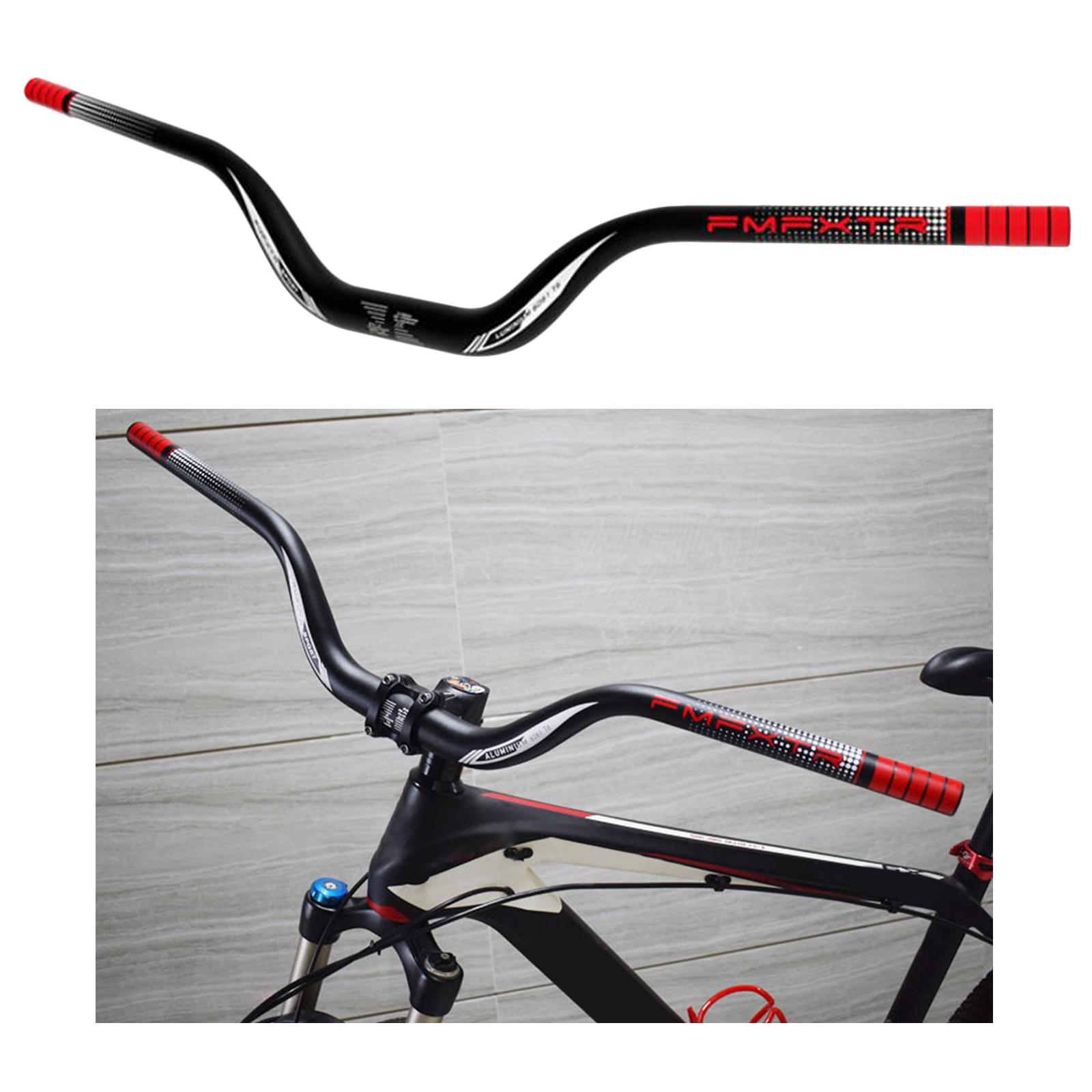 Mountain Bike Handlebar 31.8mm Extra Long Riser Bar 720mm Red