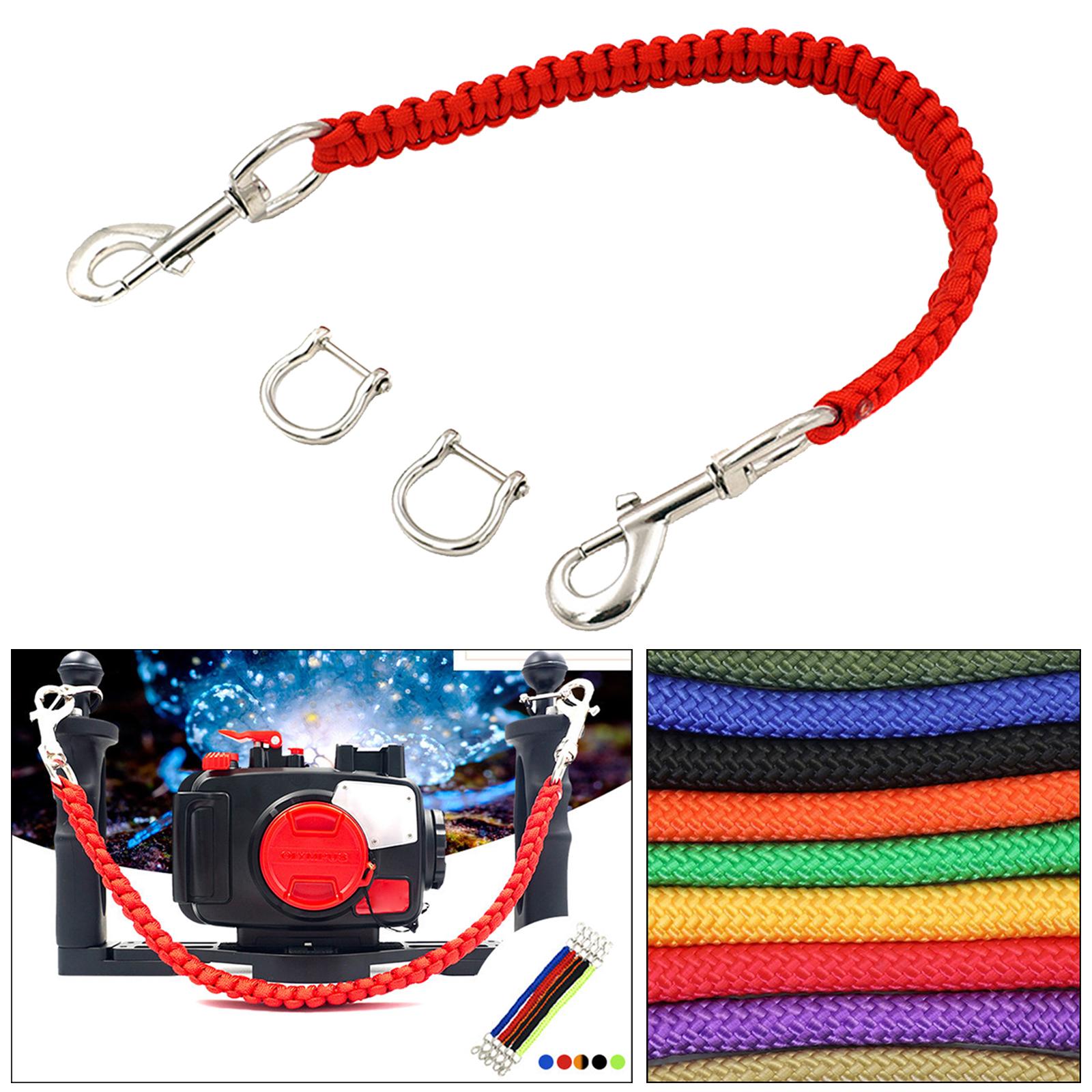 Scuba Diving Camera Housing Handle Rope Lanyard for Tray Red