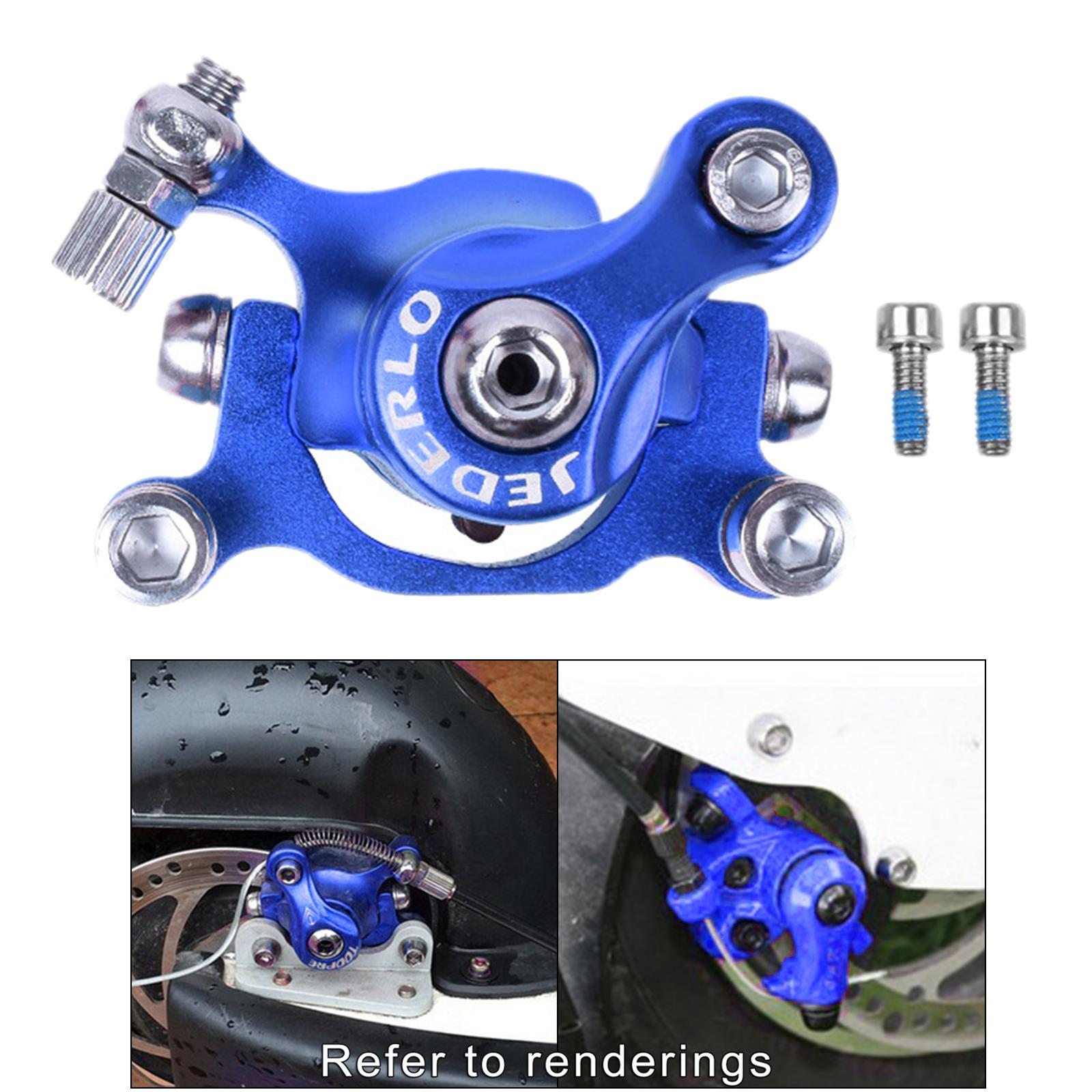 Aluminum Alloy Electric Scooter Disc Brake for Folding Bike Left Blue