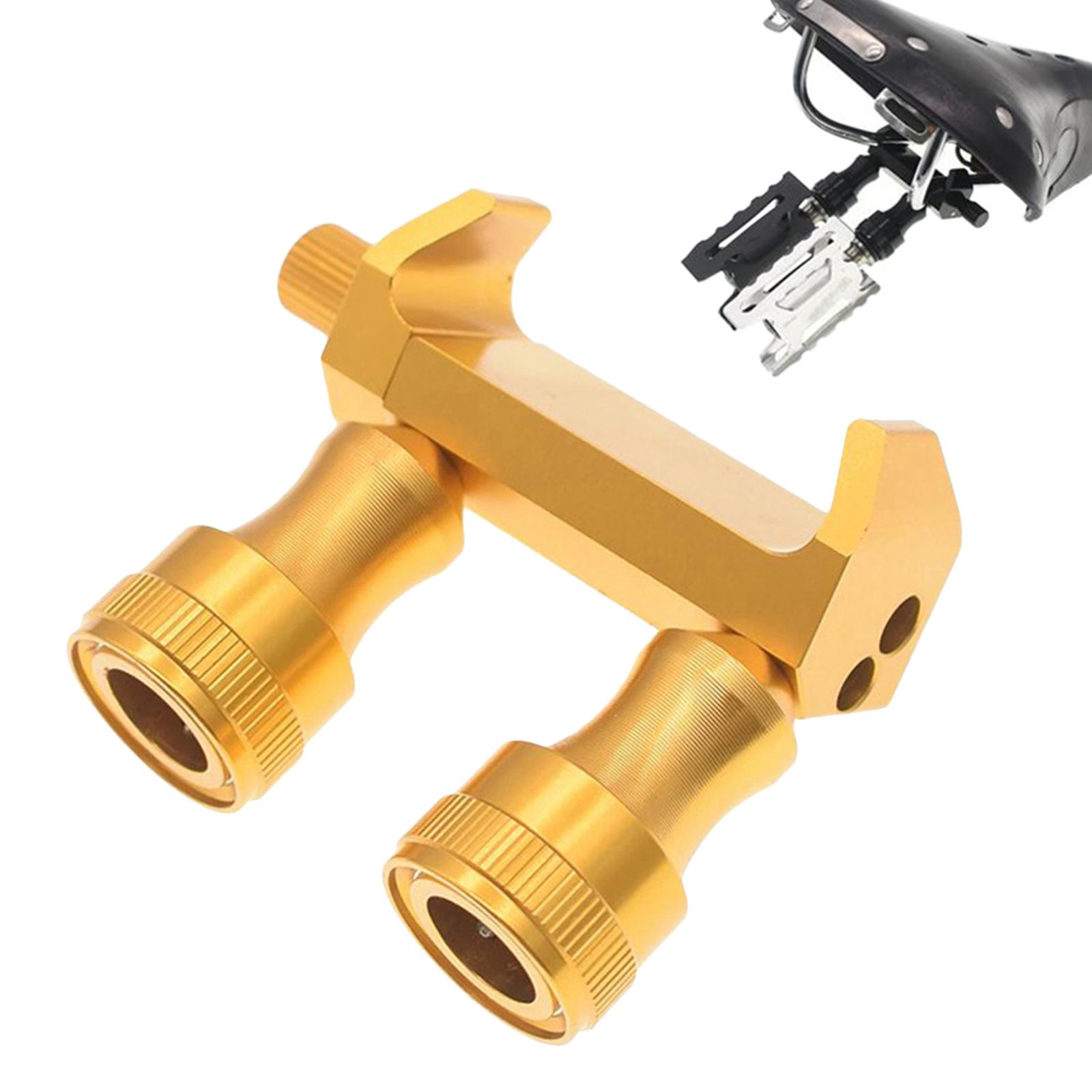 Bicycle Quick Release Bicycle Pedal Holder Adapter for Brompton Gold