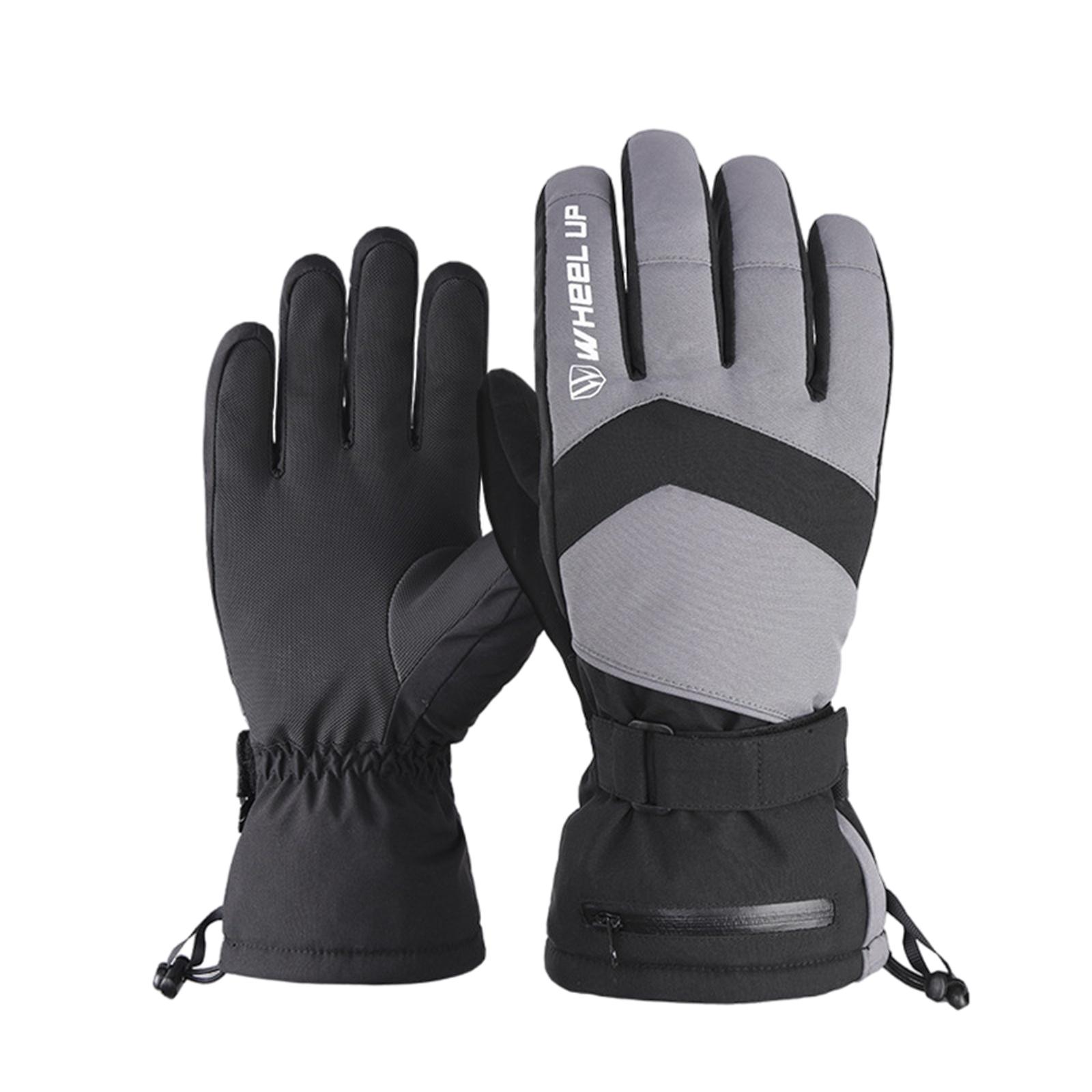 Snowboard Gloves Snowmobile Waterproof Glove for Hiking Skiing Adults L