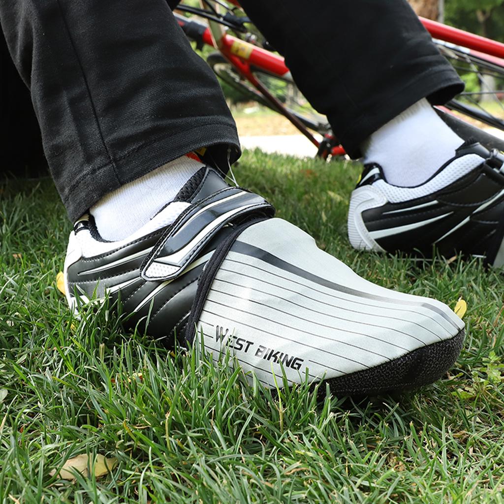 Cycling Shoe Cover Overshoes Shoecover Half Palm Riding Winter L LightGray