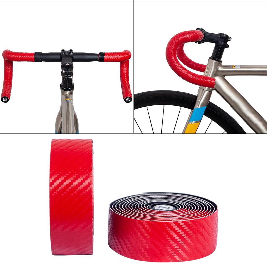 Bike Handlebar Tapes Comfort Bicycle Bar Tape EVA Cycling Handle Wrap red