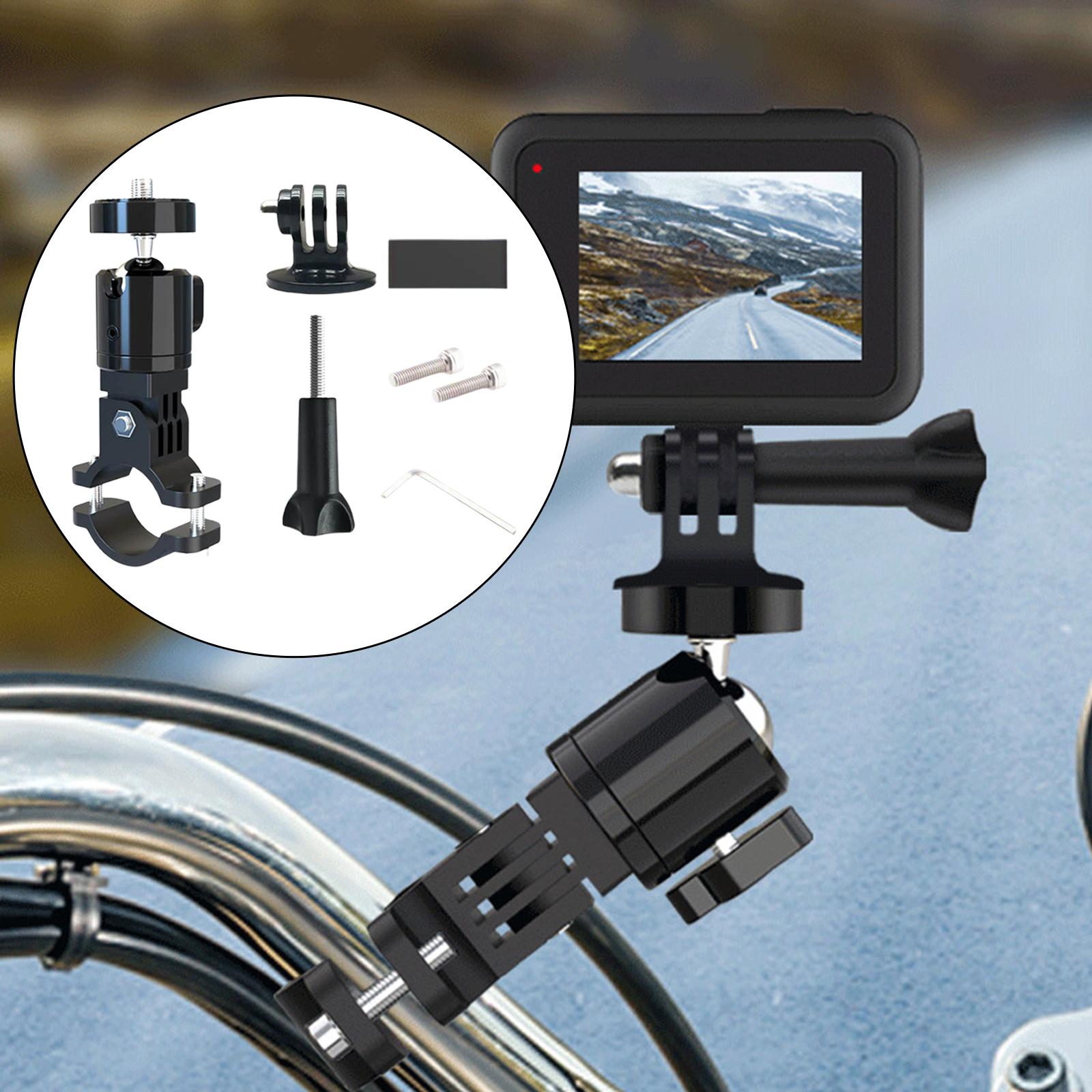 Bicycle Motorcycle Handlebar Mount Holder Camera DIY Rotating camera Base