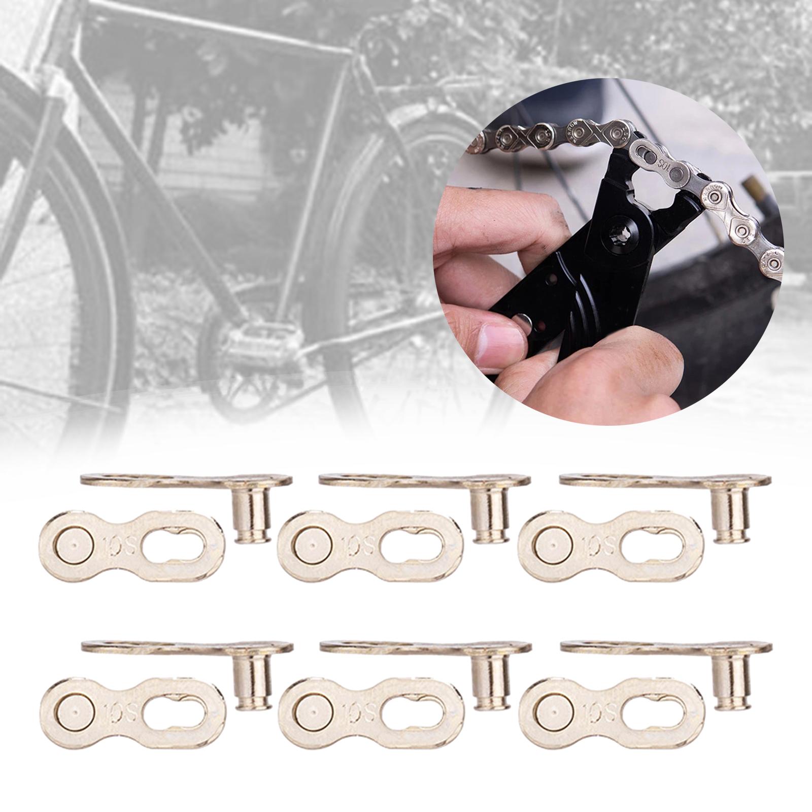 6 Pairs Master Chain Link Bike Joint Quick-Link Bicycle Chain 10S