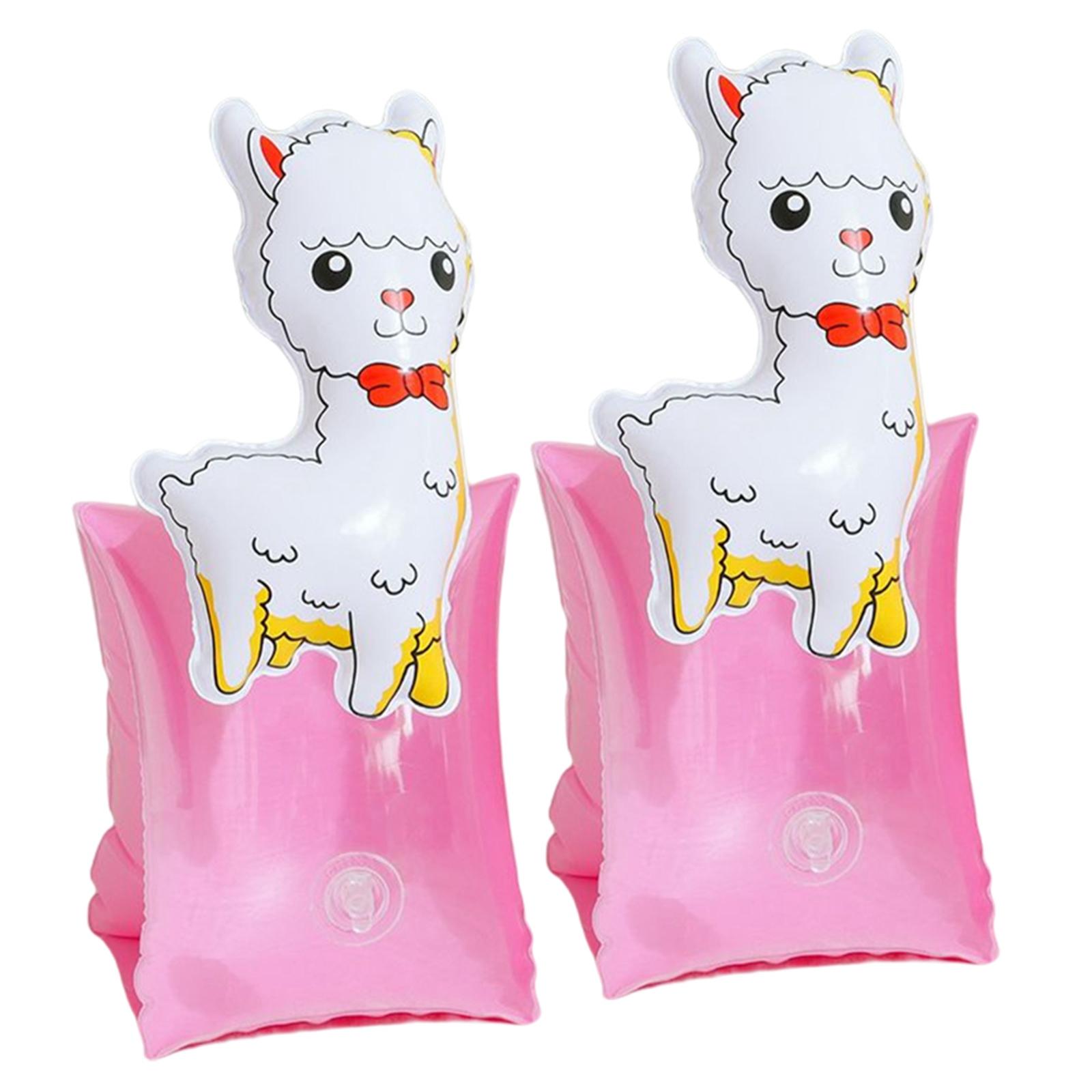 2x Inflatable Armbands for Kids Swim Sleeves Float Floats Child Sheep