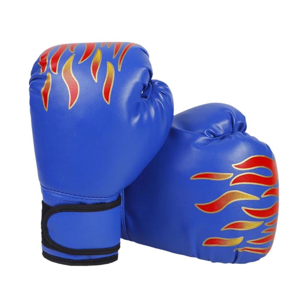 Boxing Gloves, Professional Fight Training Mitt, Punching Bag Mitt Girls Blue Kid