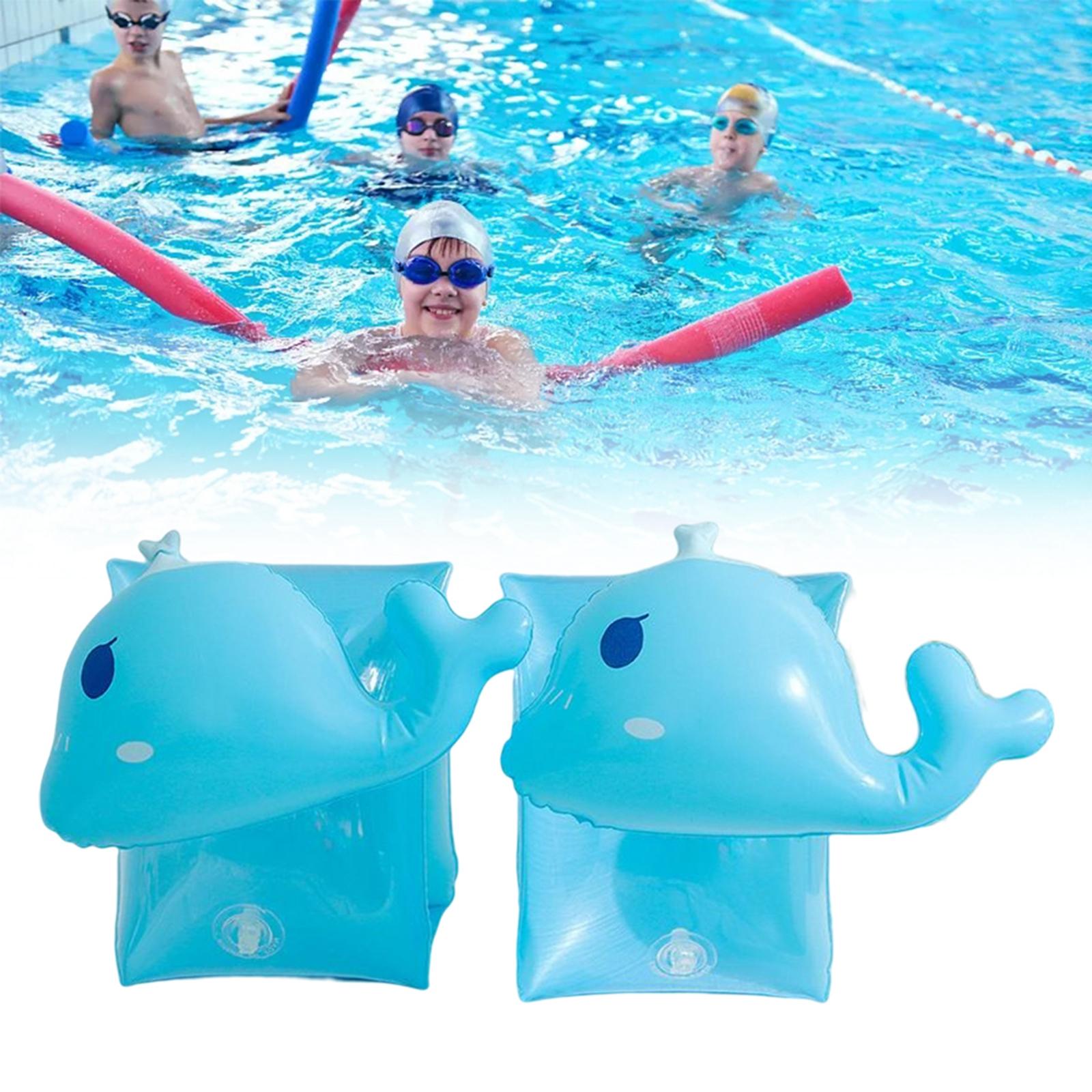 Kids Child Inflatable Swim Pool Arm Rings Float Swim Water Sleeves Whale