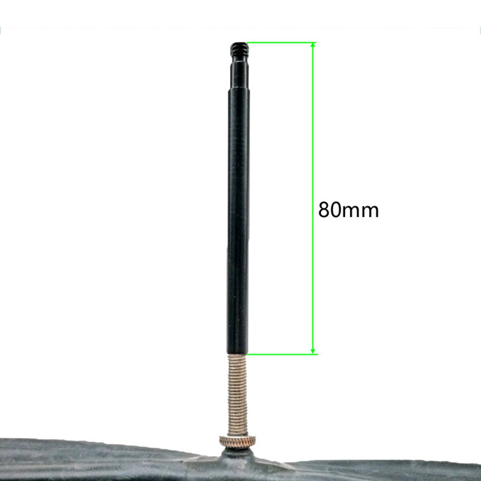 2xPresta Valve Extender Aluminum Alloy Bike Inner Tube Valve Extender Blue