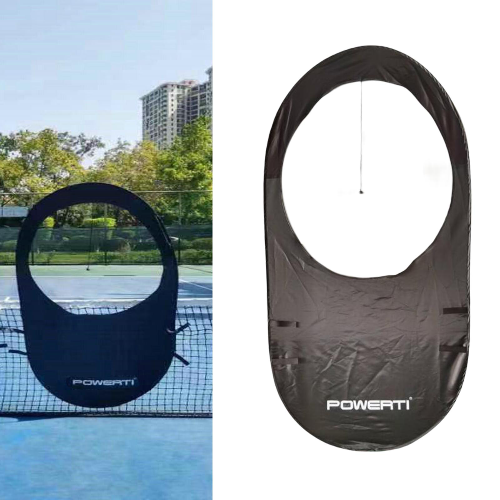 Large Tennis Training Target Rings Driving Range Equipment Foldable Black