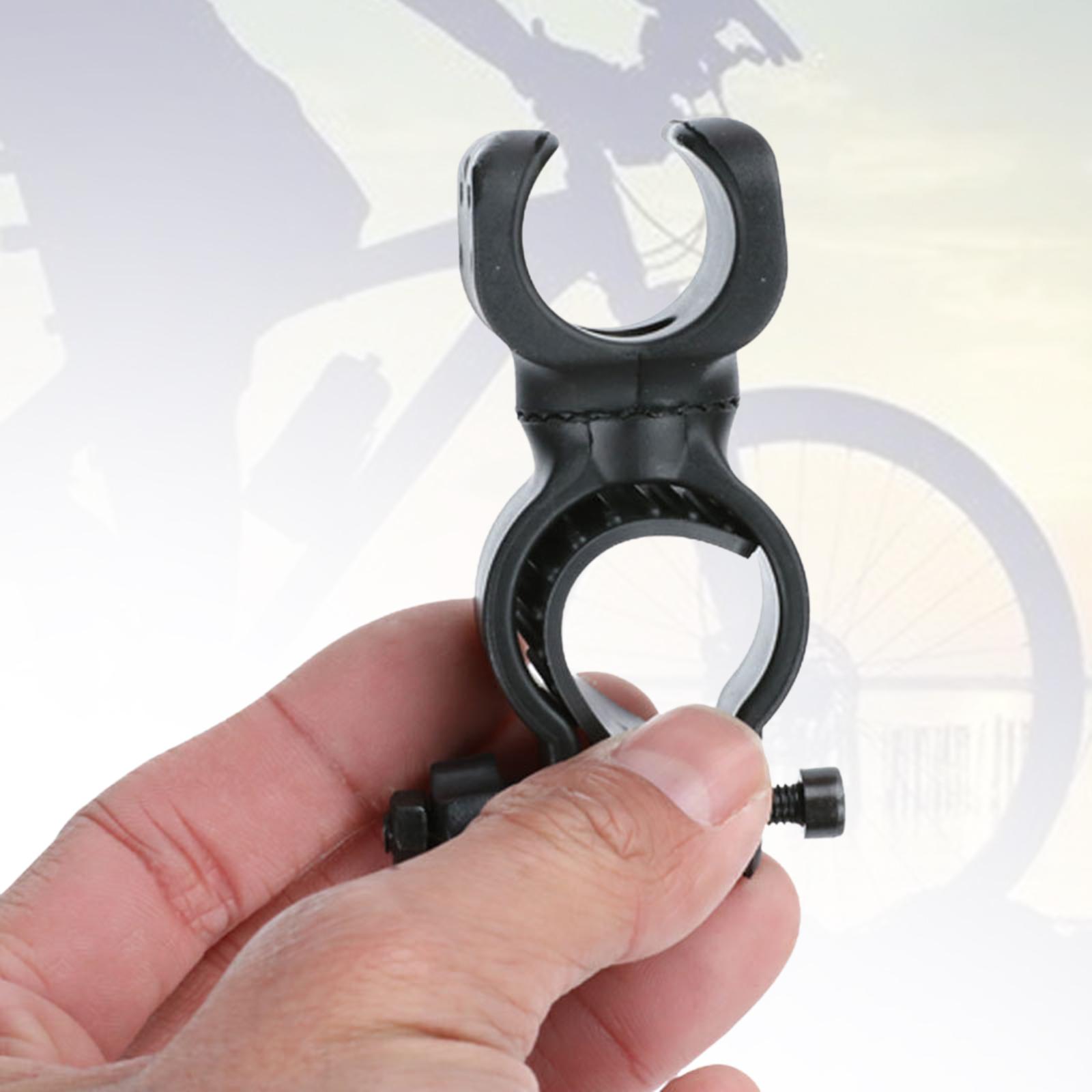 Bike Flashlight Stand 360 Degree Rotation Cycling Part for Handle Bar Accs