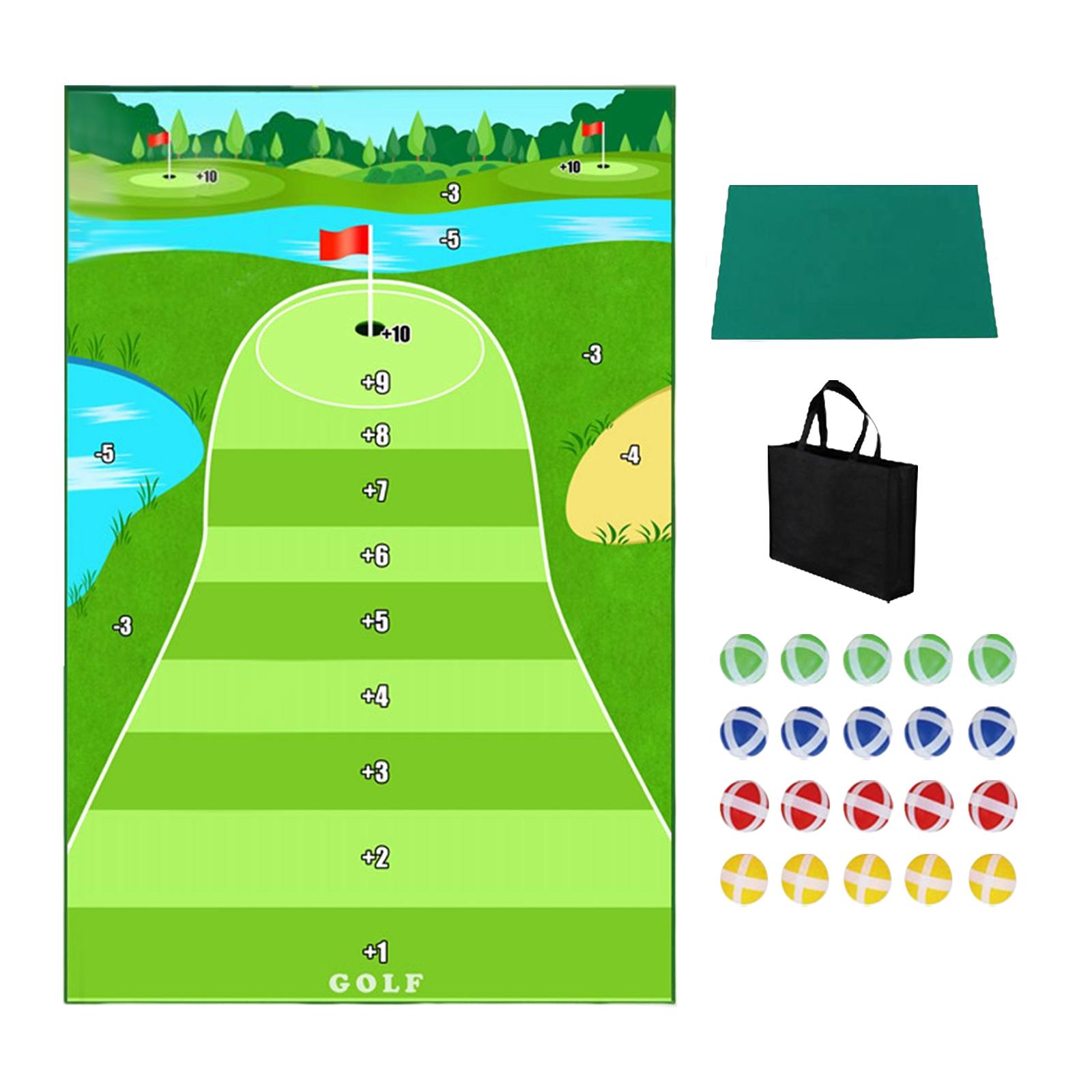 Golf Hitting Mat Practice Mat Golf Game Set for Backyard Beginners Equipment sponge mat