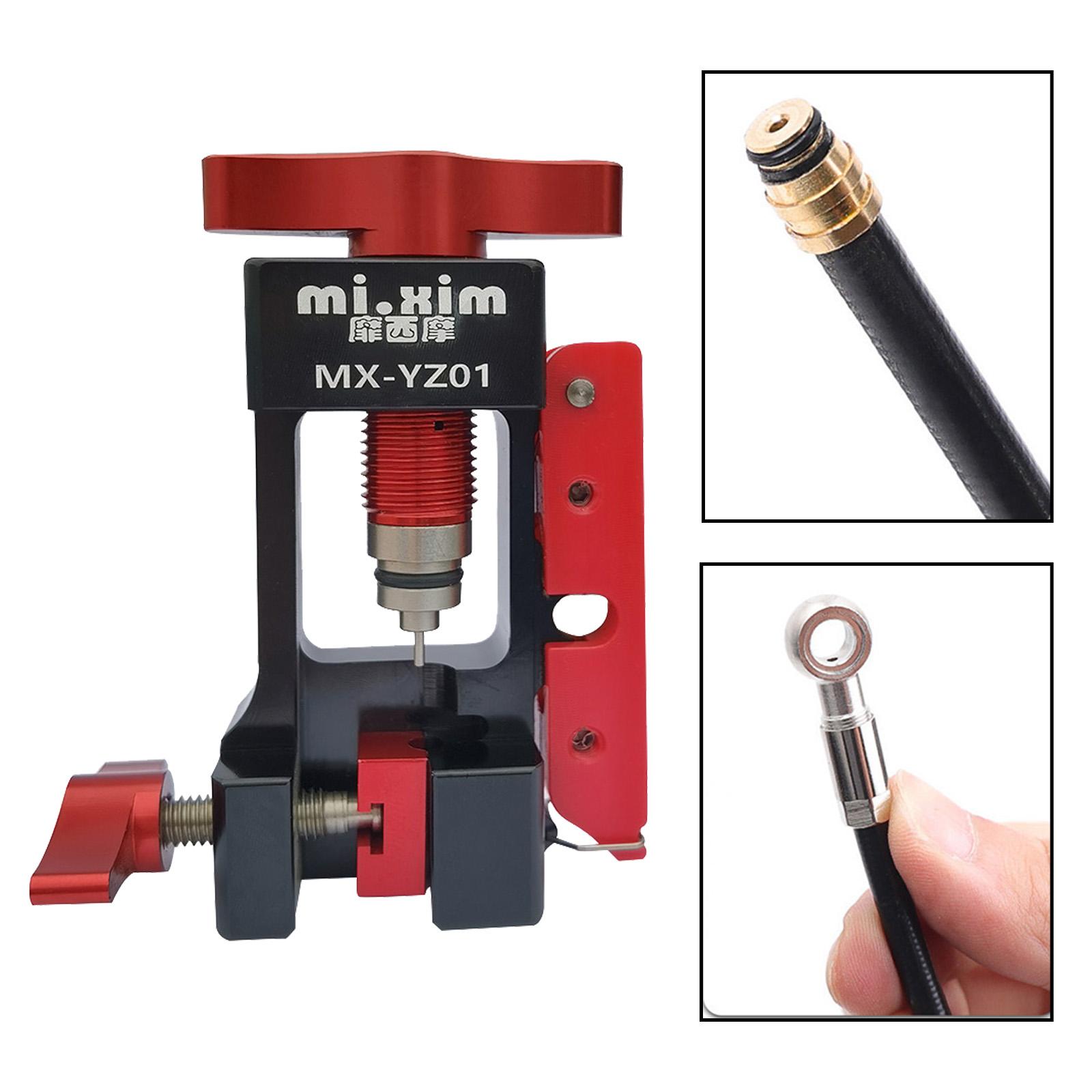 Portable Hydraulic Hose Fitting Insert Tool with Hydraulic Brake Hose Cutter