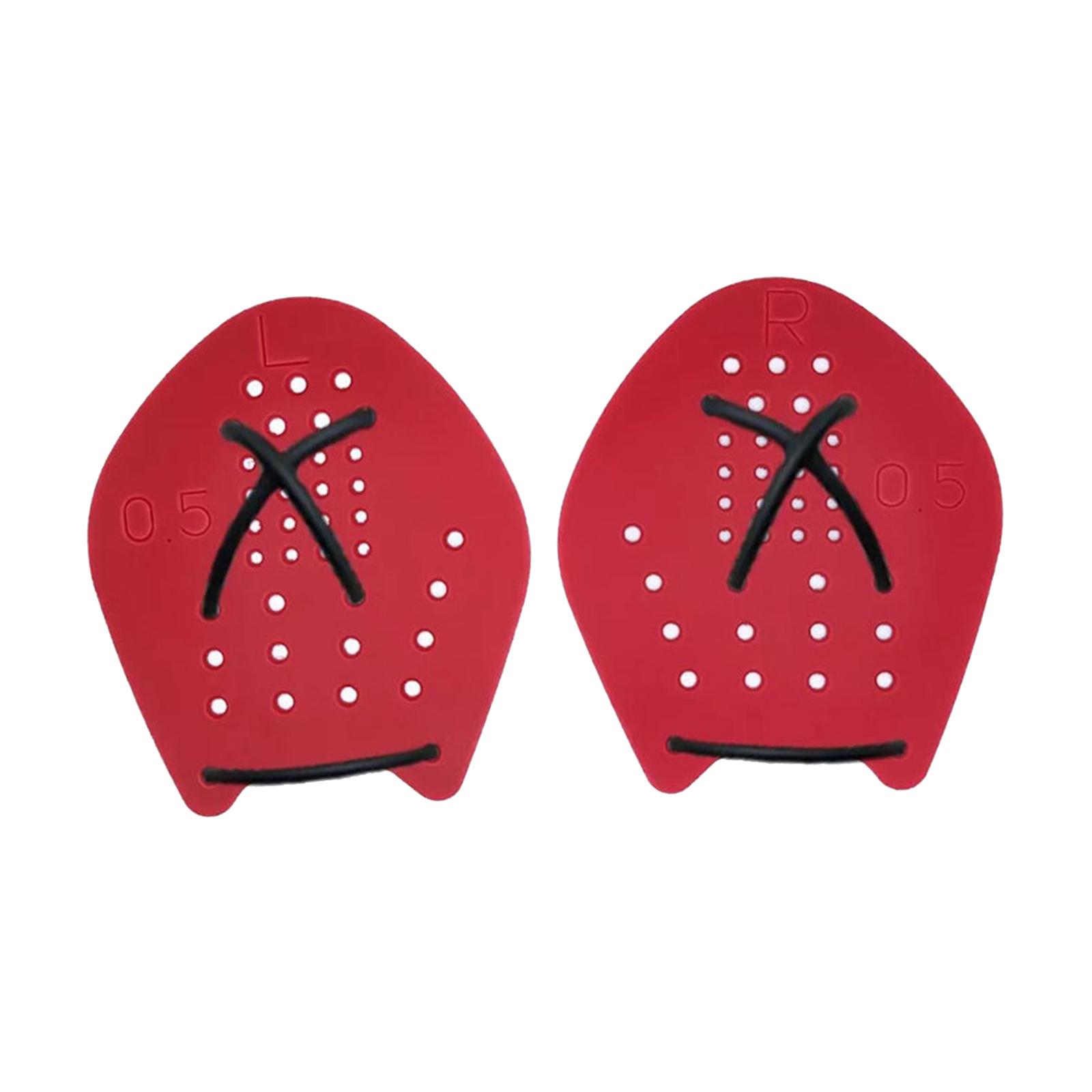 Swim Paddles Red
