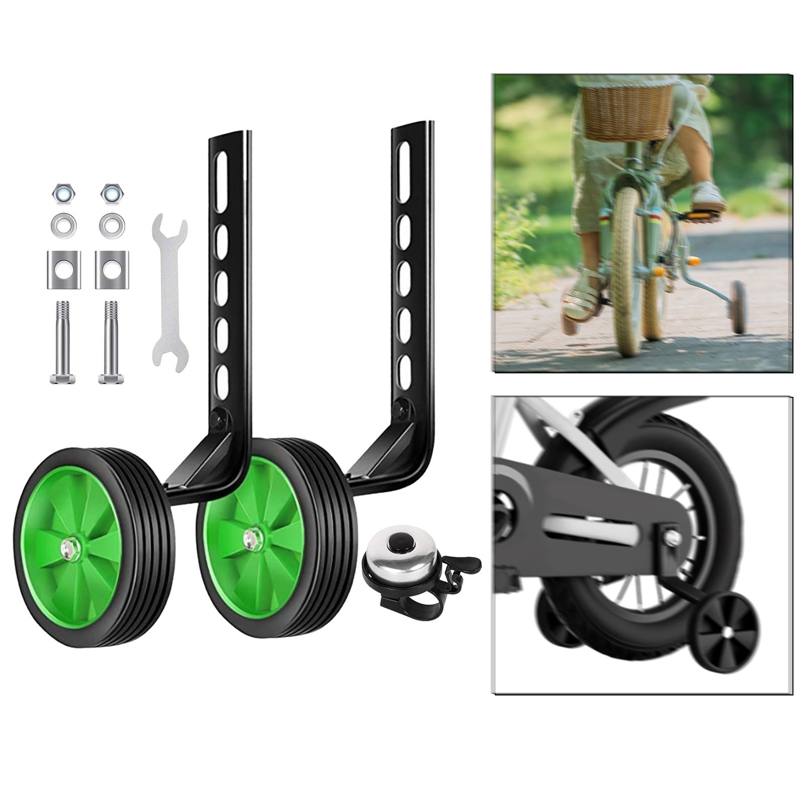 Child Bike Training Wheels Indoor and Outdoor Cycling Adjustable Stabilizers