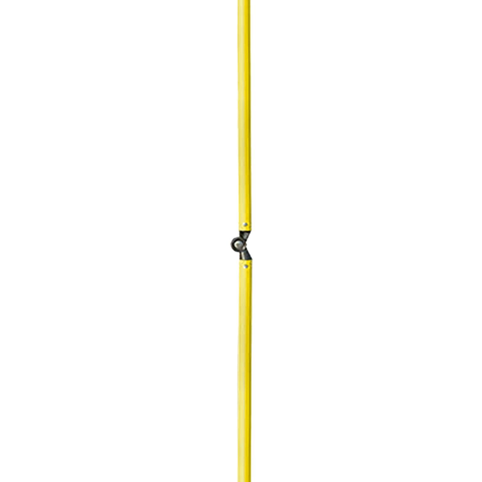 Soccer Agility Pole Obstacle Bar Professional Football Training Marking Pole Yellow