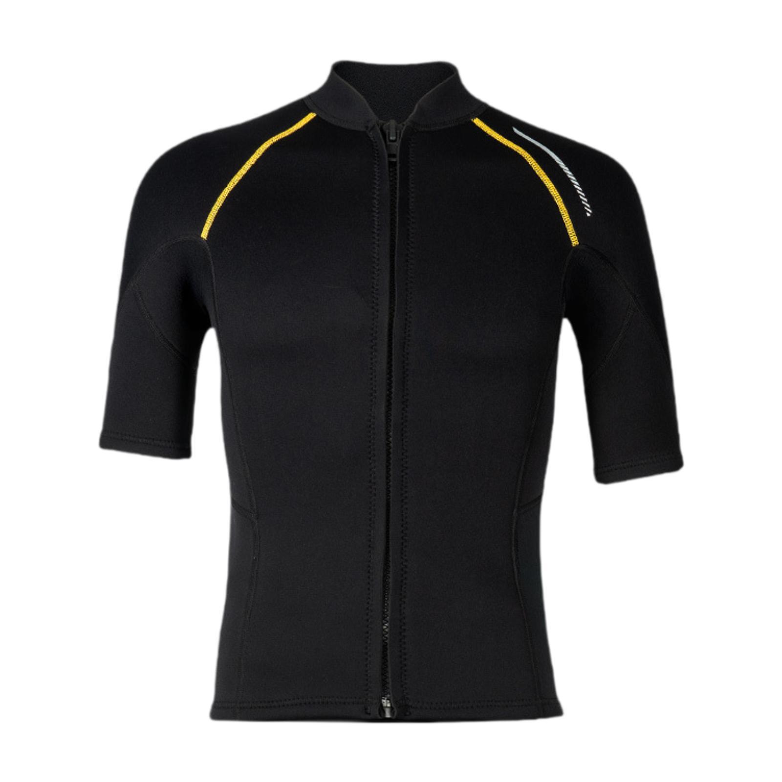 Men Wetsuit Top Front Zipper