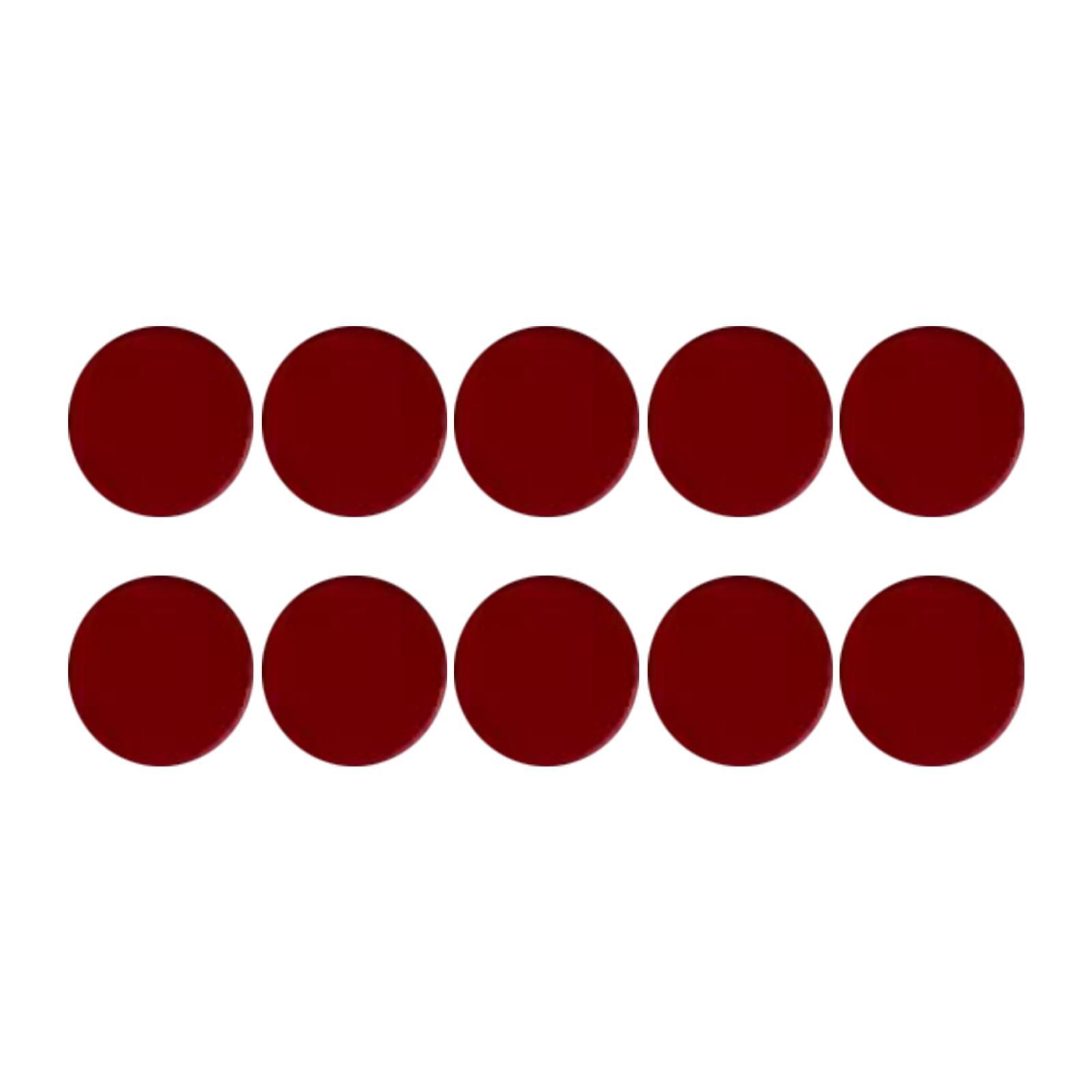 Billiards Cue Tip Pads Claret