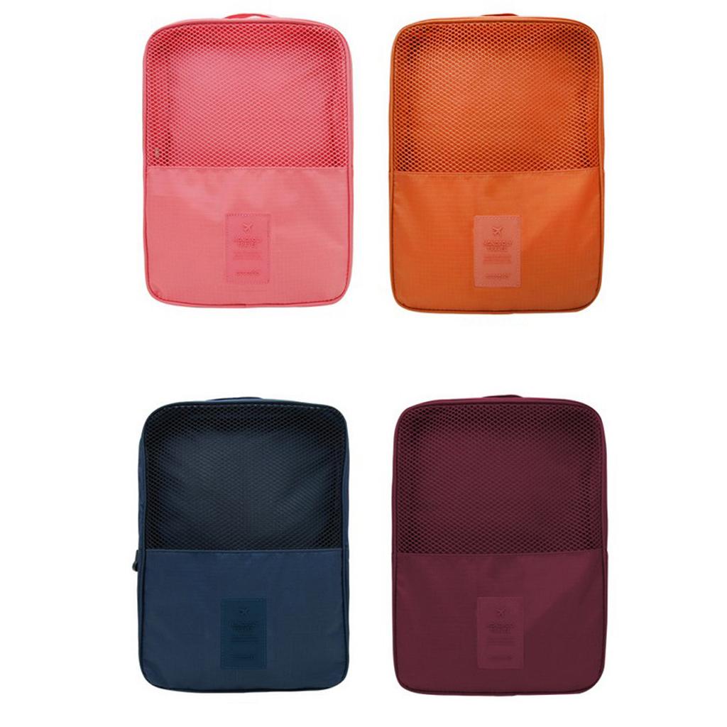 Foldable Portable Shoe Multifunctional Storage Bag Gray