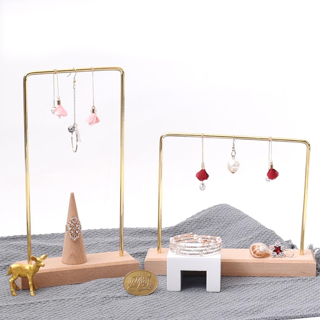 Jewelry Display Rack Stand Holder Earrings Hanging Organizer Showcase 11cm